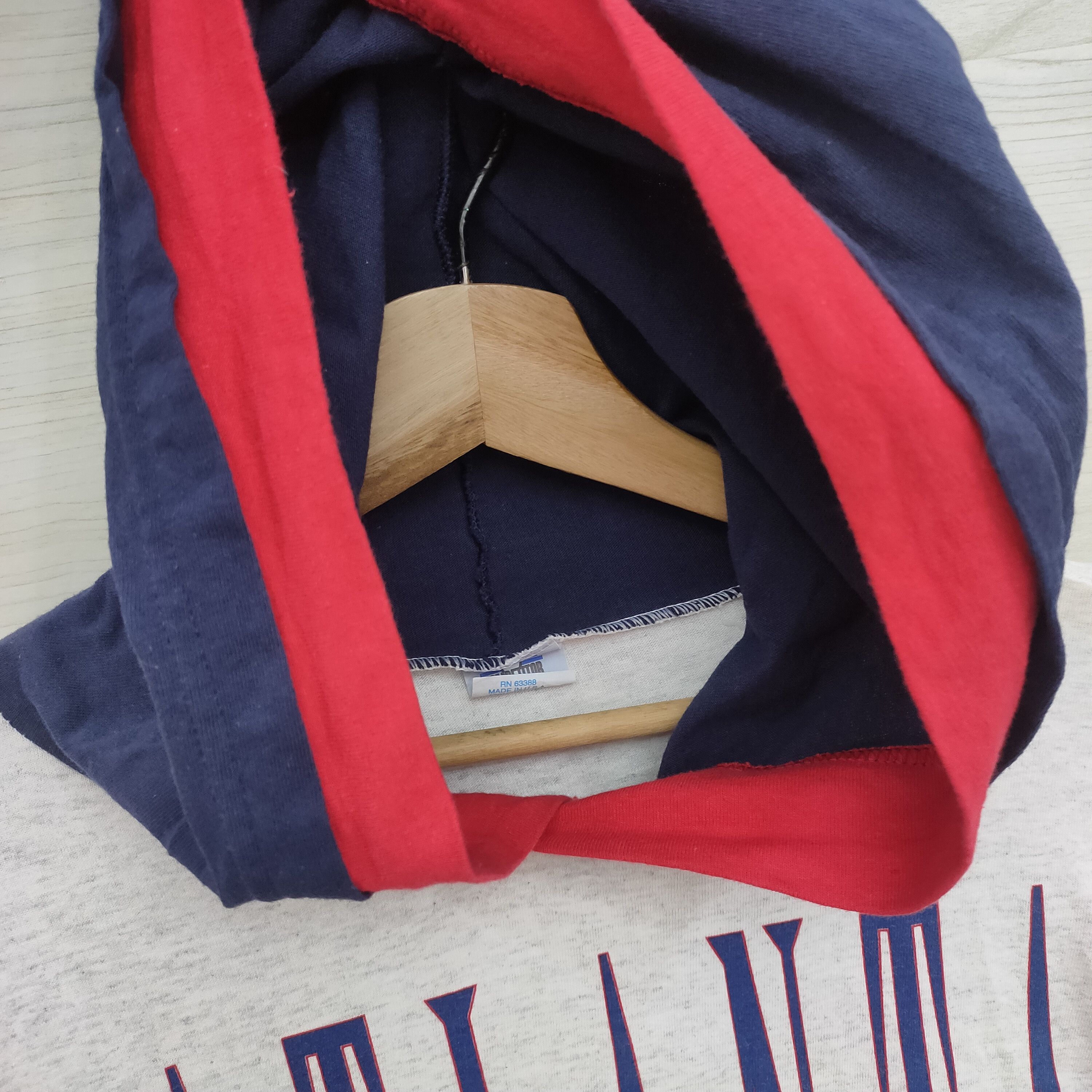 MLB × Vintage Atlanta Braves Hooded T-shirt X-Large Vintage 1994 MLB Size US XL / EU 56 / 4 - 6 Thumbnail
