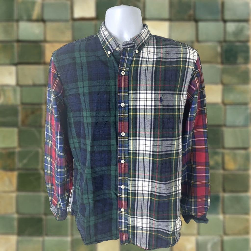Polo Ralph Lauren Polo Ralph Lauren Button-Up Shirt Plaid Multicolor 46in Chest L Long Sleeve Classic Fit Men's Size Regular Size US L / EU 52-54 / 3 - 1 Thumbnail