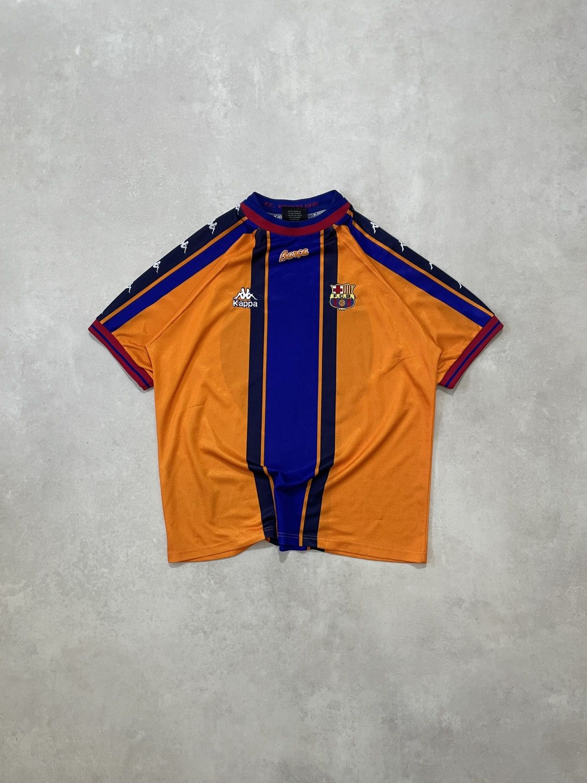 Kappa rare Fc Barcelona 97 away kit Size US L / EU 52-54 / 3 - 1 Thumbnail