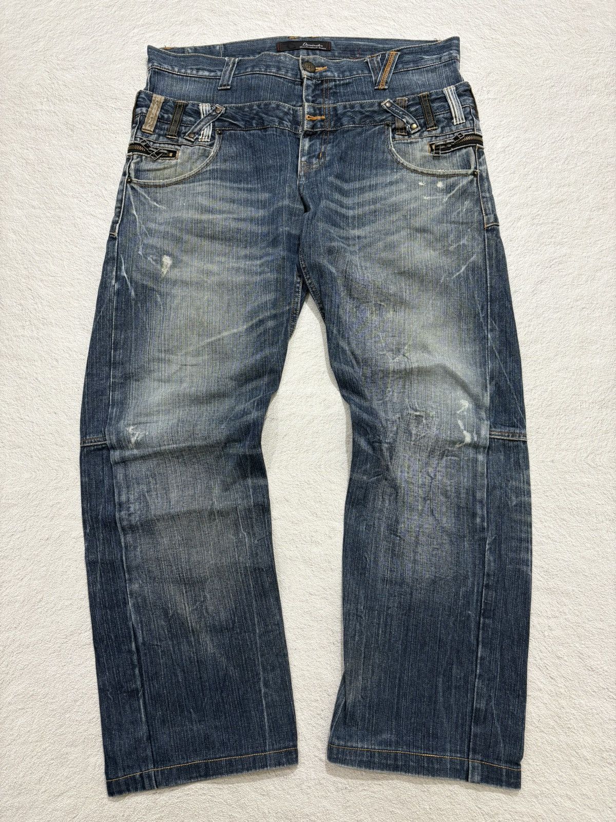 Hysteric Glamour 💥Double Waist 90s Japanese Washed jeans denim Size US 34 / EU 50 - 1 Thumbnail