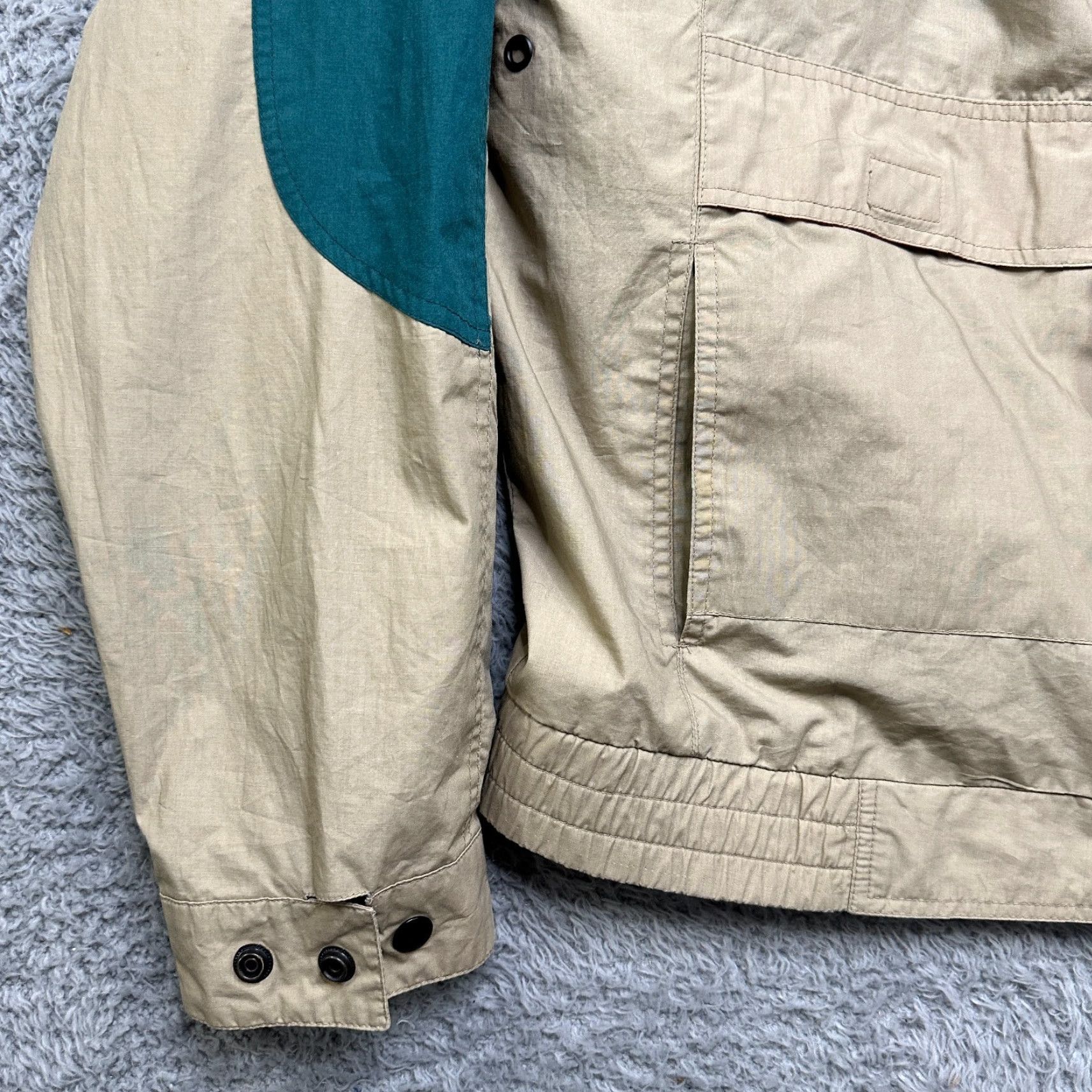 McGregor VINTAGE McGregor Jacket Mens L Tan Full Zip Lightweight Quilted Pockets 90s Theme Size US L / EU 52-54 / 3 - 6 Thumbnail
