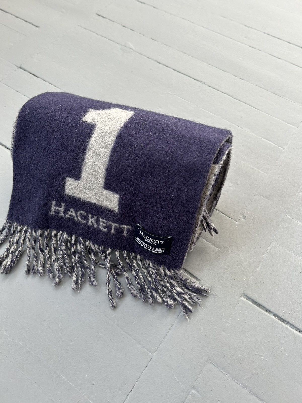 Hackett Hackett cashmere wool blend scarf Size ONE SIZE - 4 Thumbnail