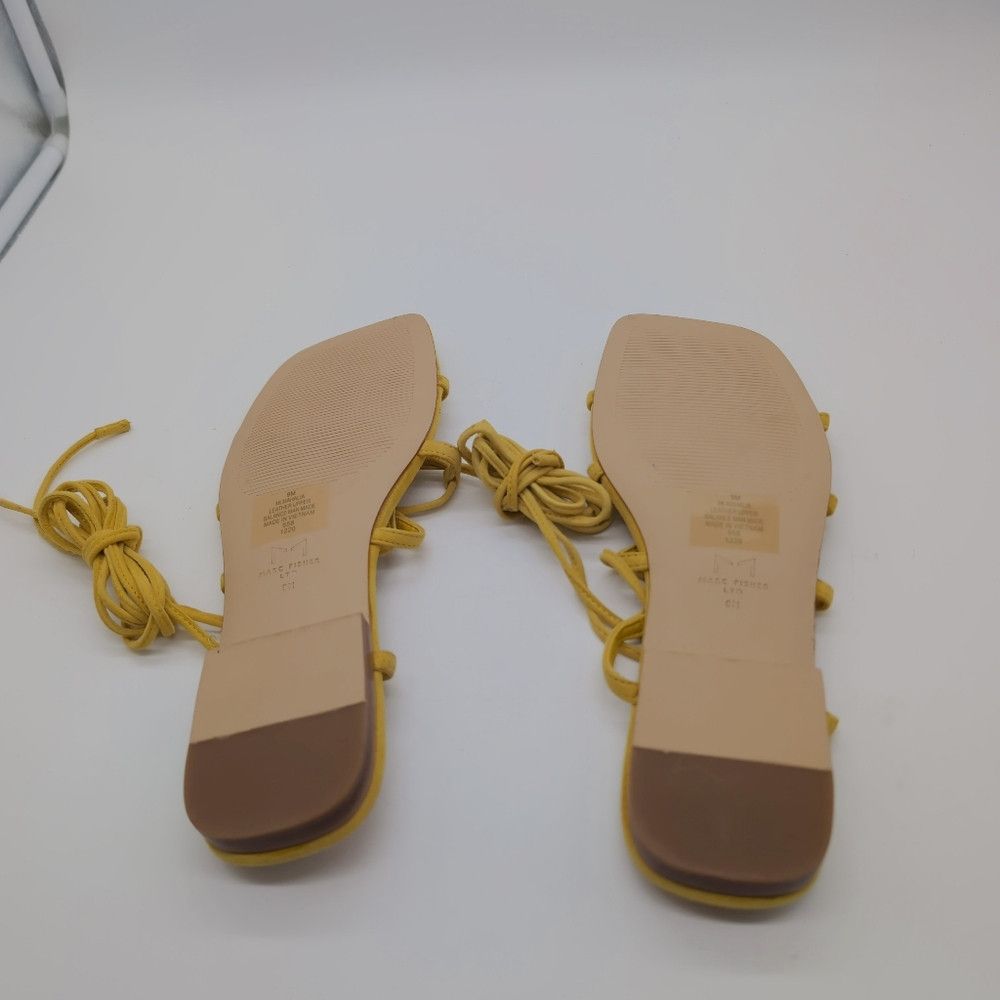 Marc Fisher Marc Fisher LTD Yellow Sz 9 Roman Strappy Sandals Mahalia Size US 9 / IT 39 - 6 Thumbnail