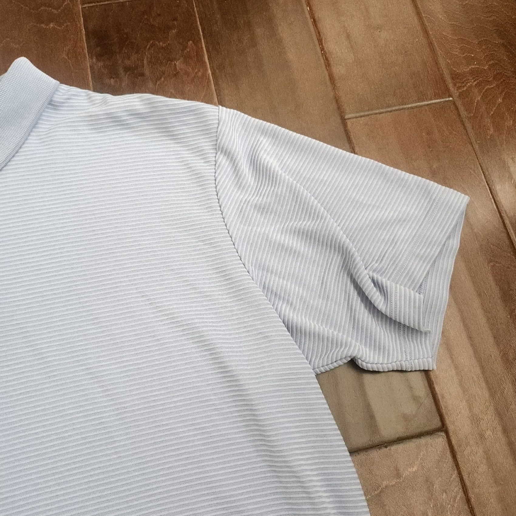 Tommy Bahama Tommy Bahama Mens Polo Shirt Blue XL Ribbed Short Sleeve Collared Button Closure Casual Travel Activewear Size US XL / EU 56 / 4 - 6 Thumbnail