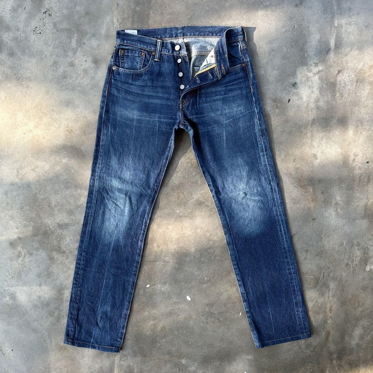 Levi's Vintage Levi’s 501 Faded Button Zip Denim Jean Pants Size US 31 - 1 Thumbnail