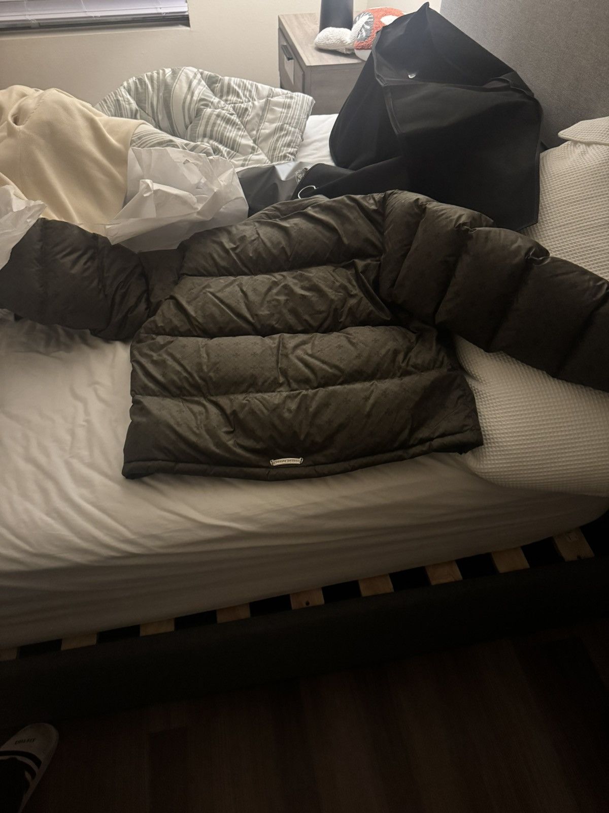 Chrome Hearts Chrome Hearts Monogram Puffer Jacket Olive Size US L / EU 52-54 / 3 - 7 Thumbnail