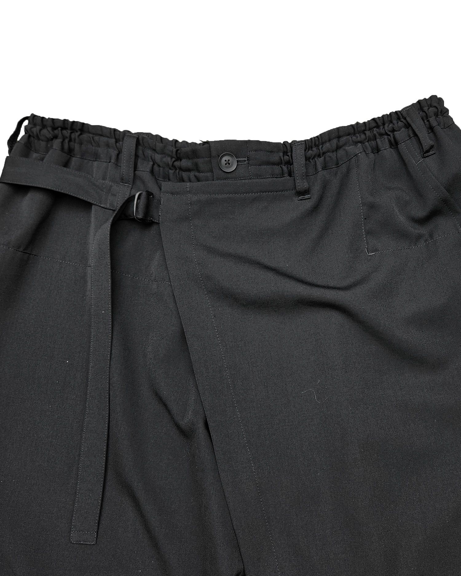 Yohji Yamamoto Size 2 Yohji Yamamoto Pour Homme Wool Gabardine Wrap Pants Size US 36 / EU 52 - 3 Thumbnail