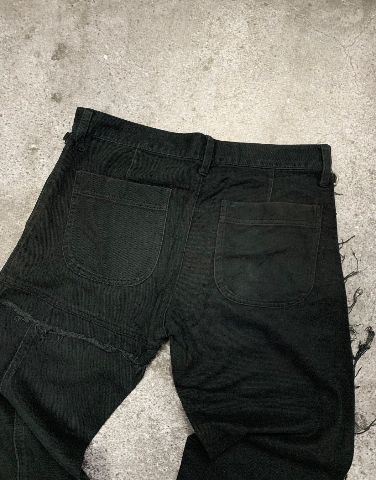 Japanese Brand Y2k Style MILKBOY Japan Gothic Distressed Pants Size US 30 / EU 46 - 4 Thumbnail