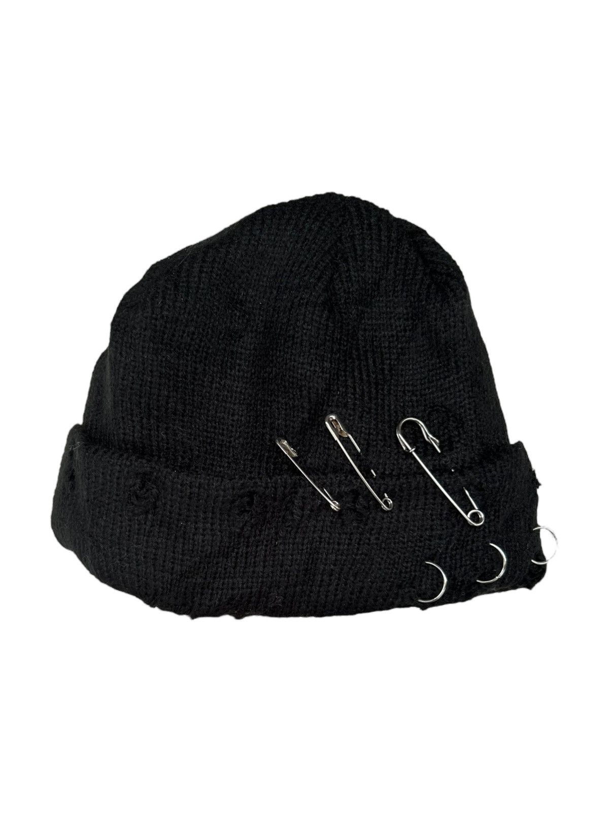 Japanese Brand × Kapital × Vintage Distressed Punk Bondage Style Beanie Hats ☠️☠️ Size ONE SIZE - 1 Thumbnail