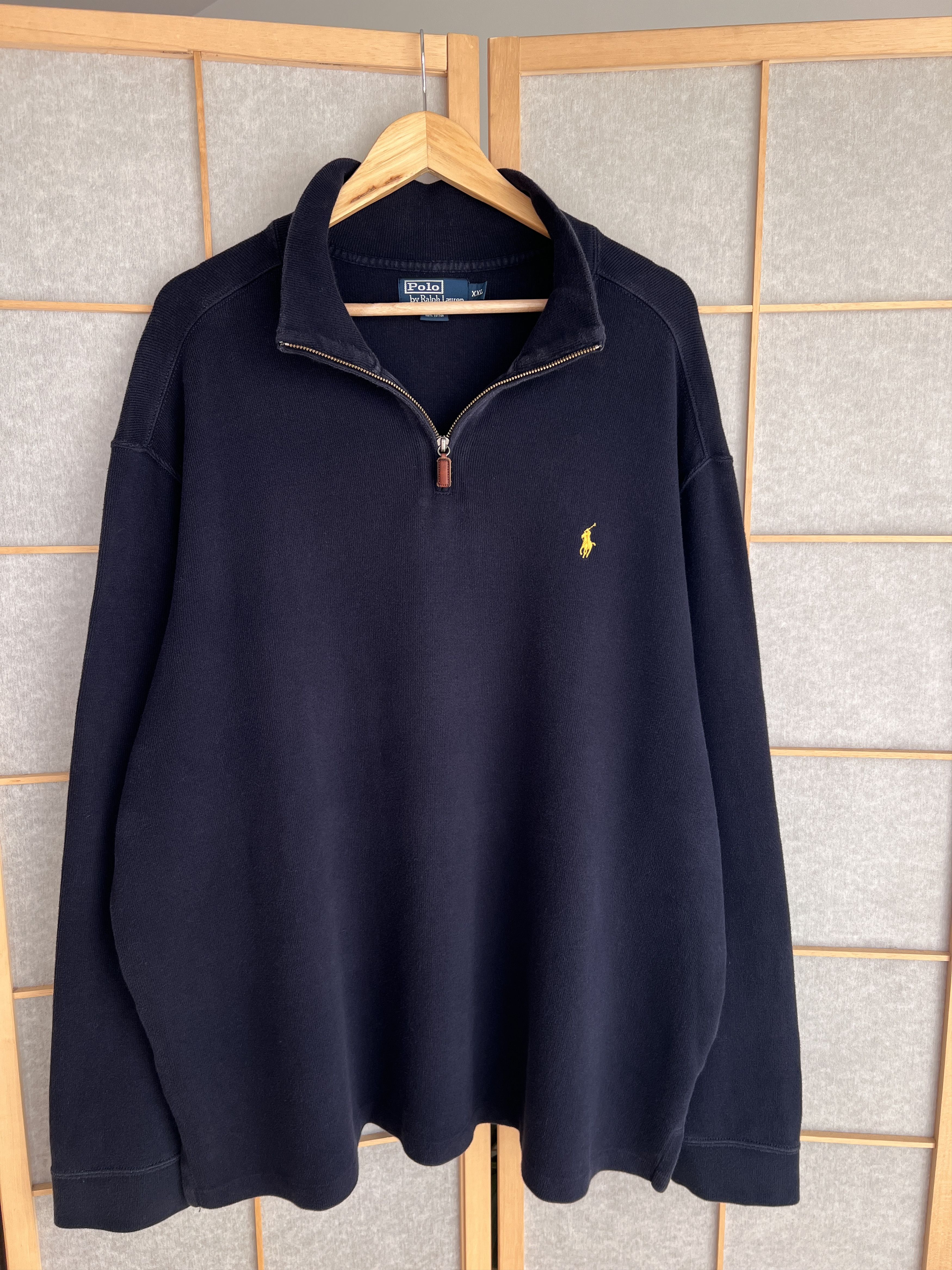 Polo Ralph Lauren PRL half zip sweatshirt old money vintage sweater 2000s rare Size US XXL / EU 58 / 5 - 3 Thumbnail