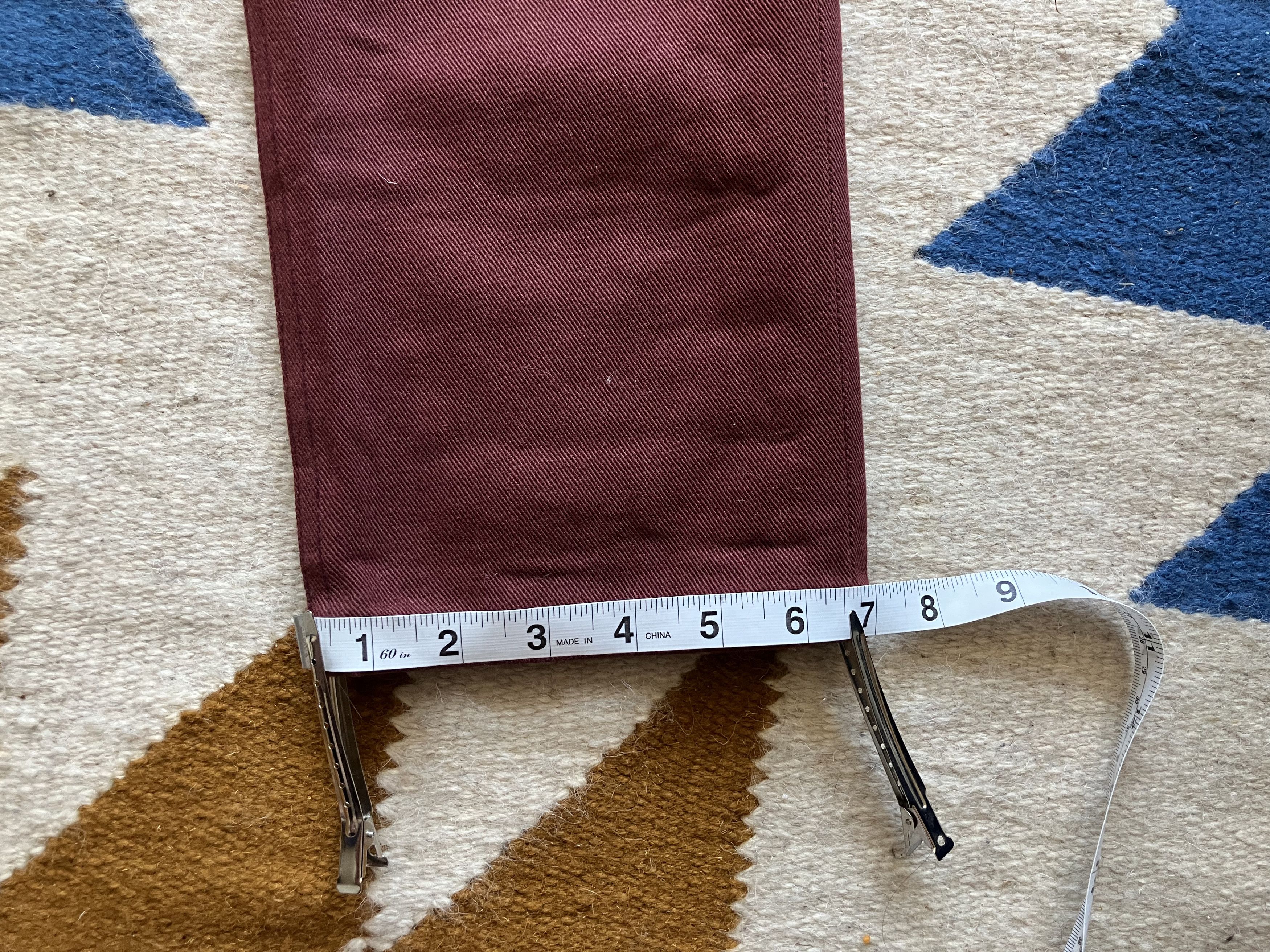Naked & Famous Naked and Famous Weird Guy - Pomegranate x Brown Selvedge Size US 30 / EU 46 - 8 Thumbnail