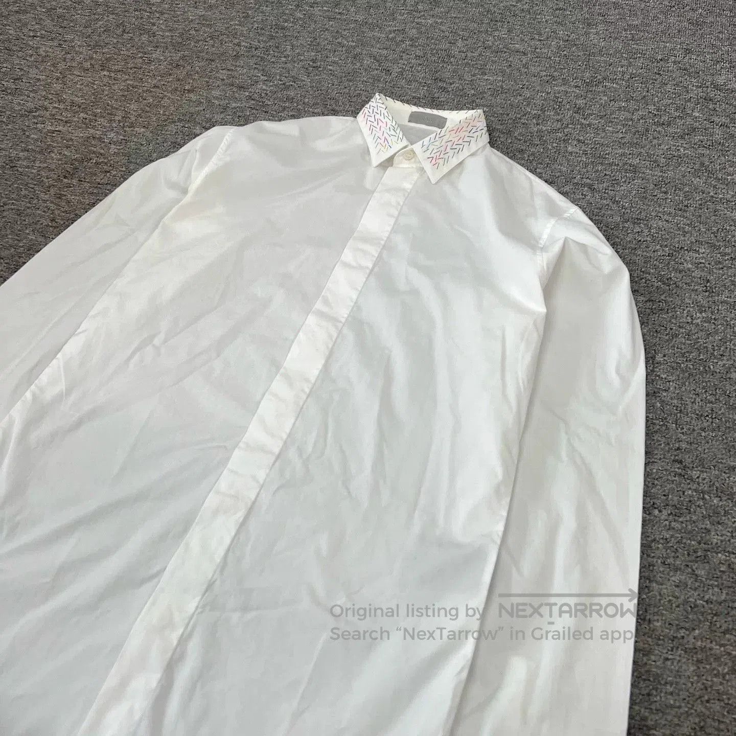 Dior Dior Limited Color Thread Collar Shirt. Size M / US 6-8 / IT 42-44 - 1 Thumbnail