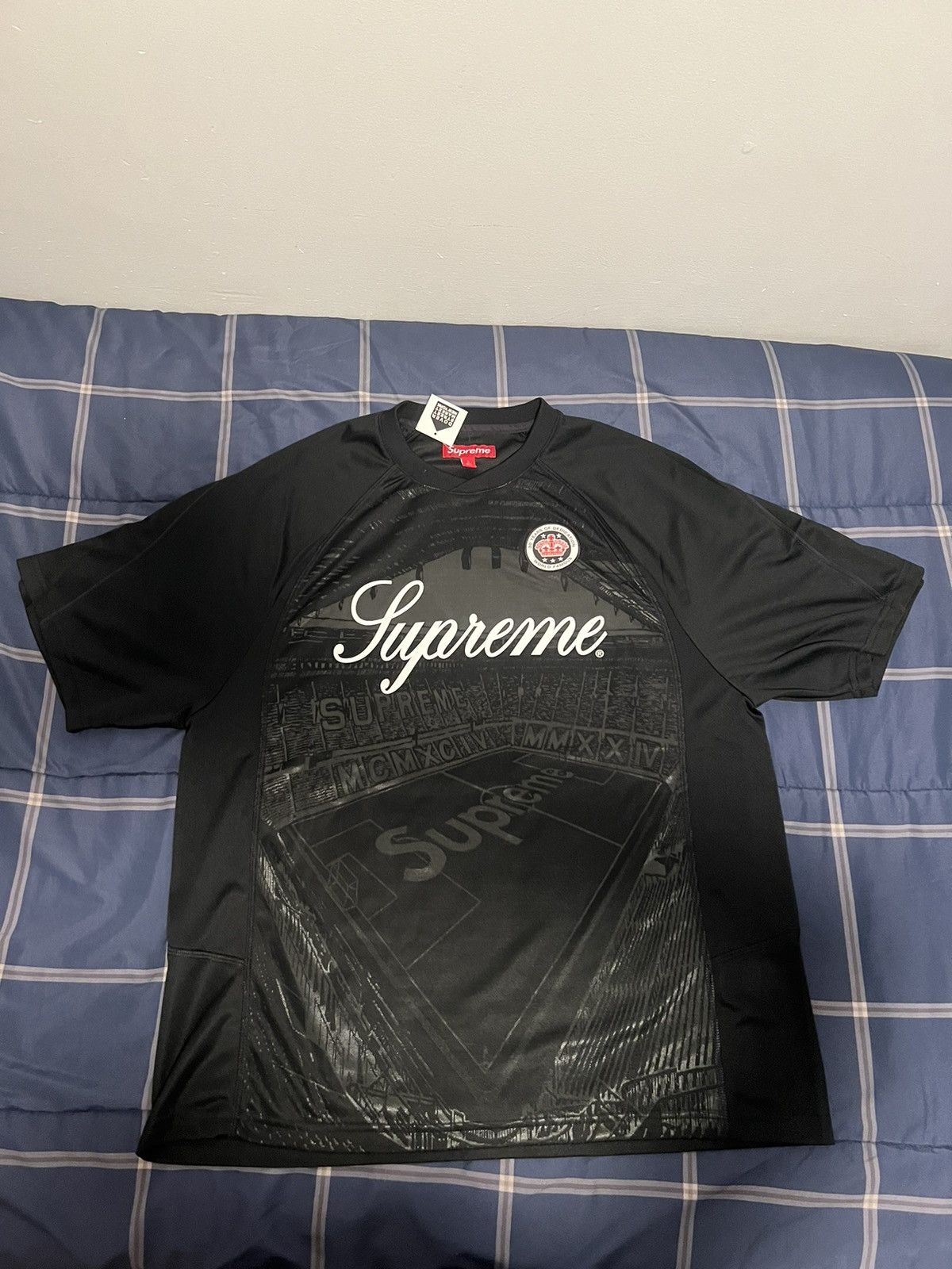 SUPREME サッカーシャツ ブラック SUPREME サッカーシャツ ブラック
