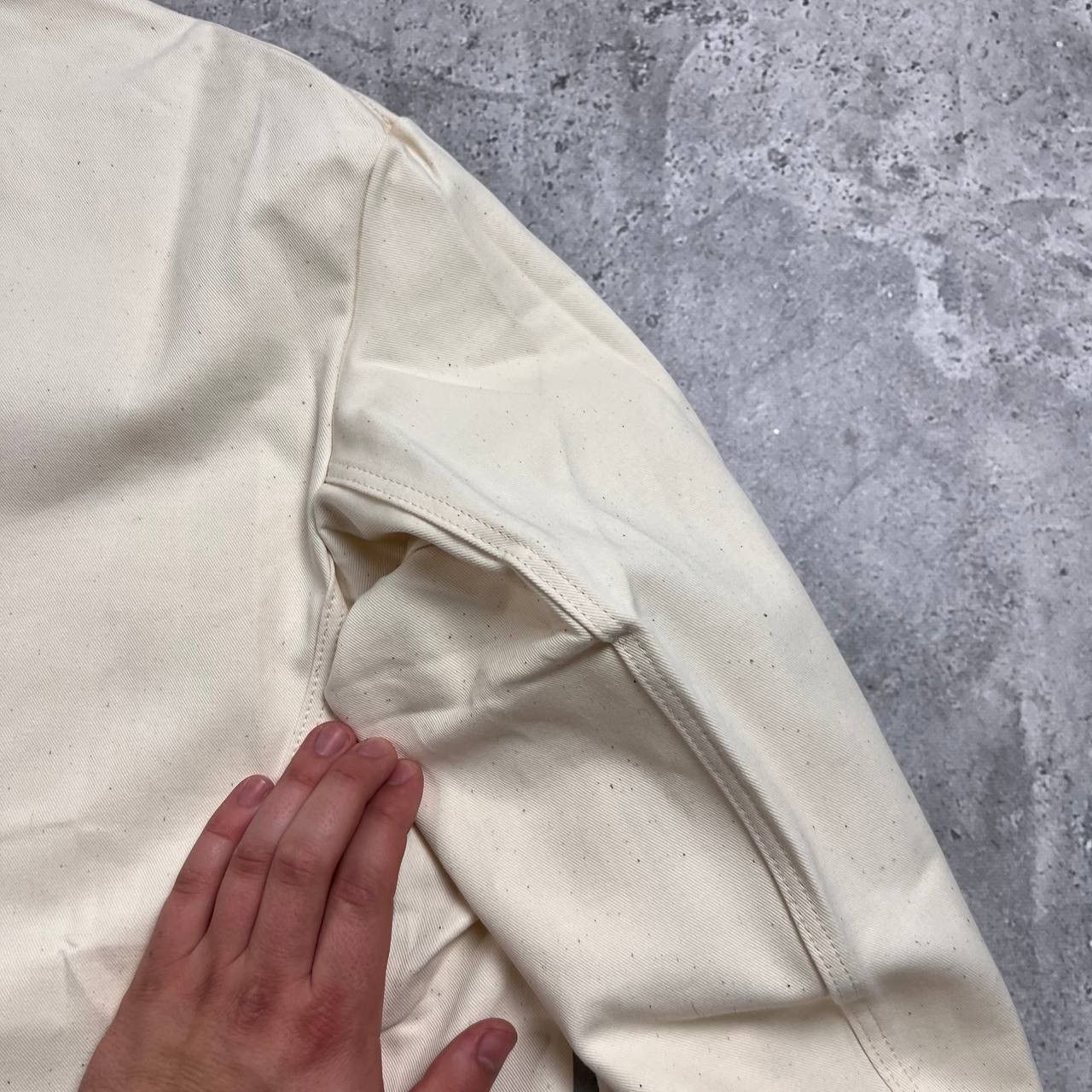 Le Laboureur Vintage 70s 80s Work 4-Pocket Chore Jacket Beige Size 50 Size US M / EU 48-50 / 2 - 19 Thumbnail