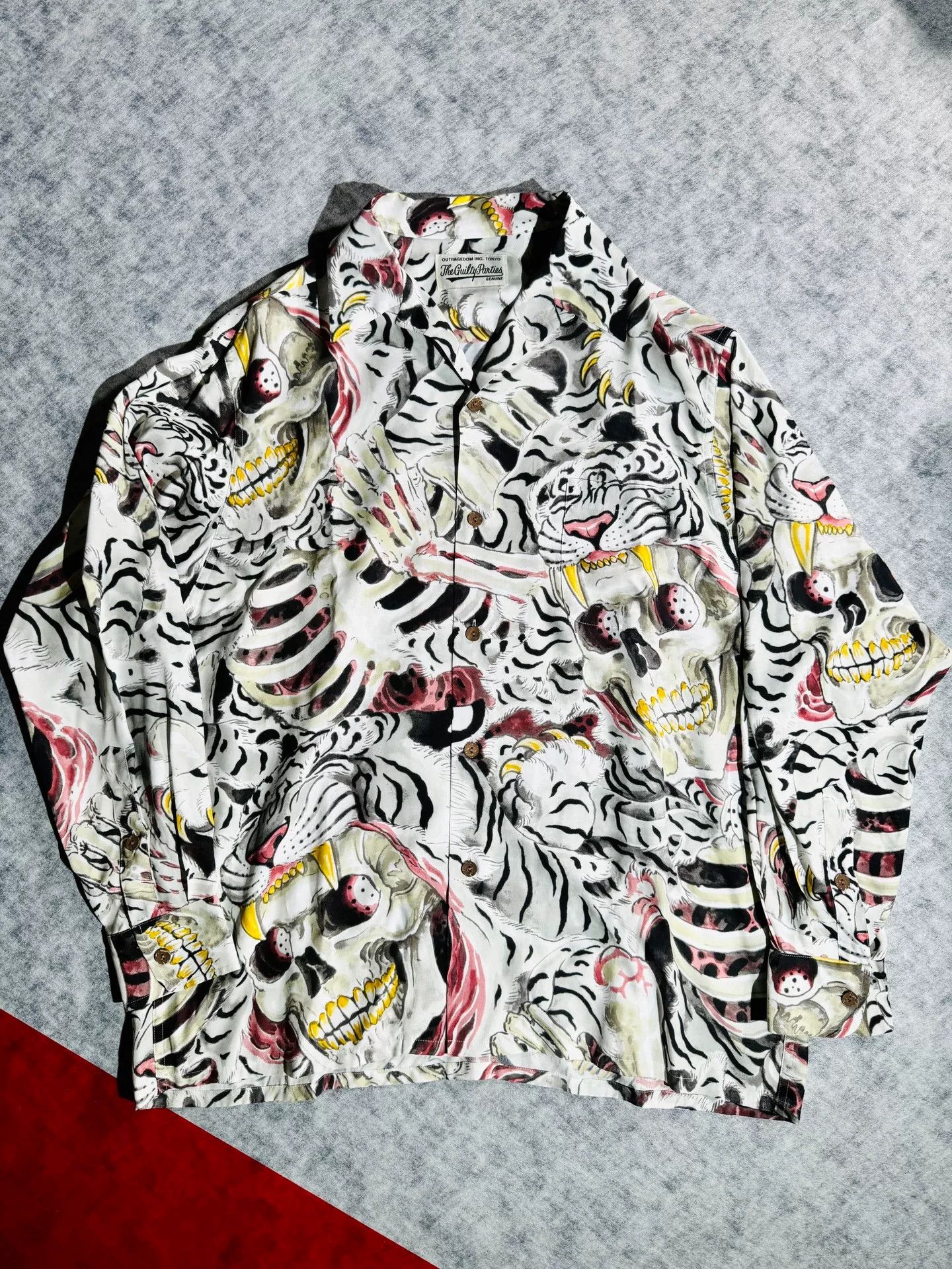 Wacko Maria Wacko Maria Tim Lehi Hawaiian Long Sleeve Shirt Size US M / EU 48-50 / 2 - 1 Thumbnail