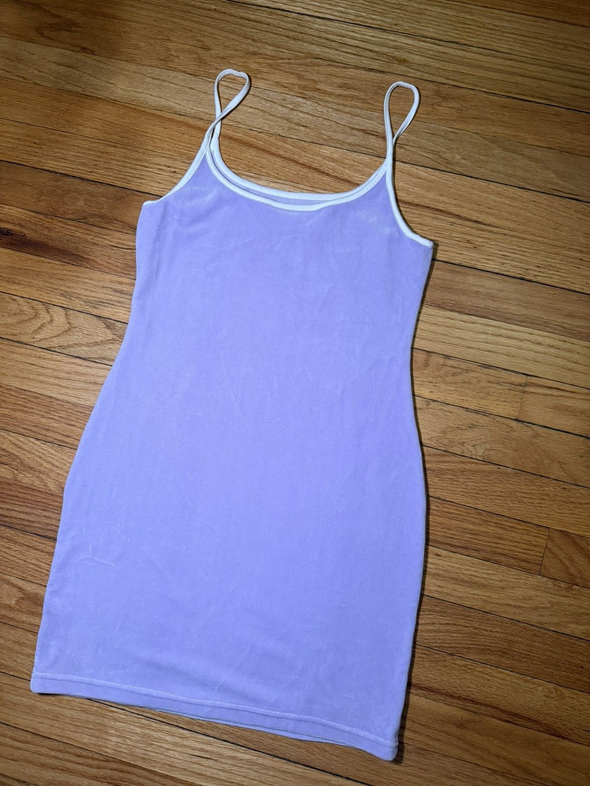 Fila Fila Lilac Velour Mini Dress Size L / US 10 / IT 46 - 4 Thumbnail