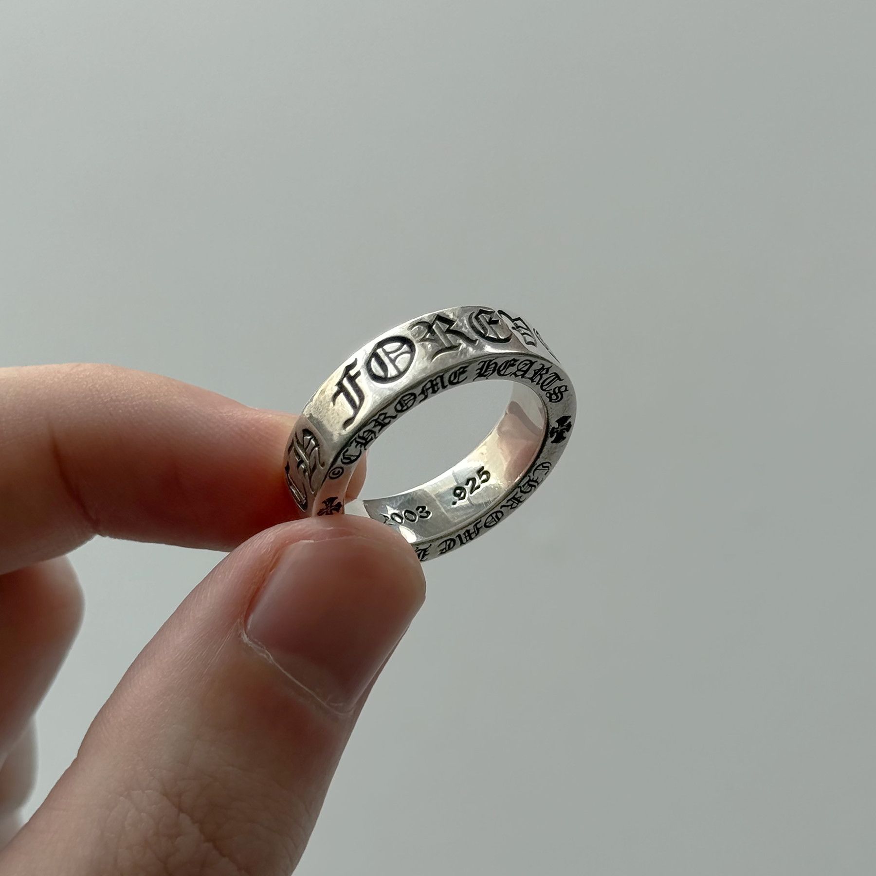 Chrome Hearts Chrome Hearts CH Forever Ring Size ONE SIZE - 4 Thumbnail