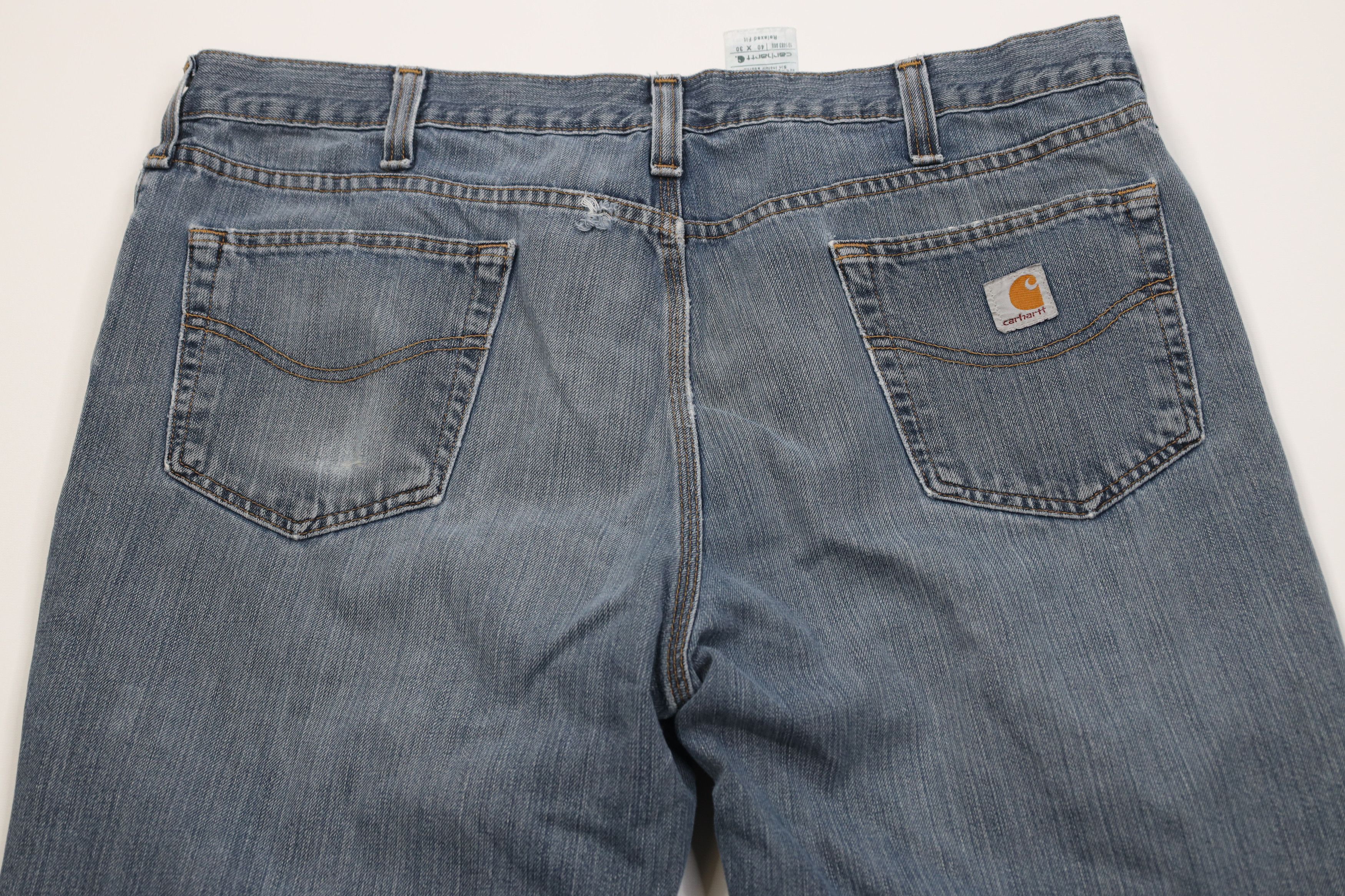 Carhartt Vintage Y2K Carhartt Relaxed Fit Wide Leg Denim Jeans Blue Size US 40 / EU 56 - 13 Thumbnail