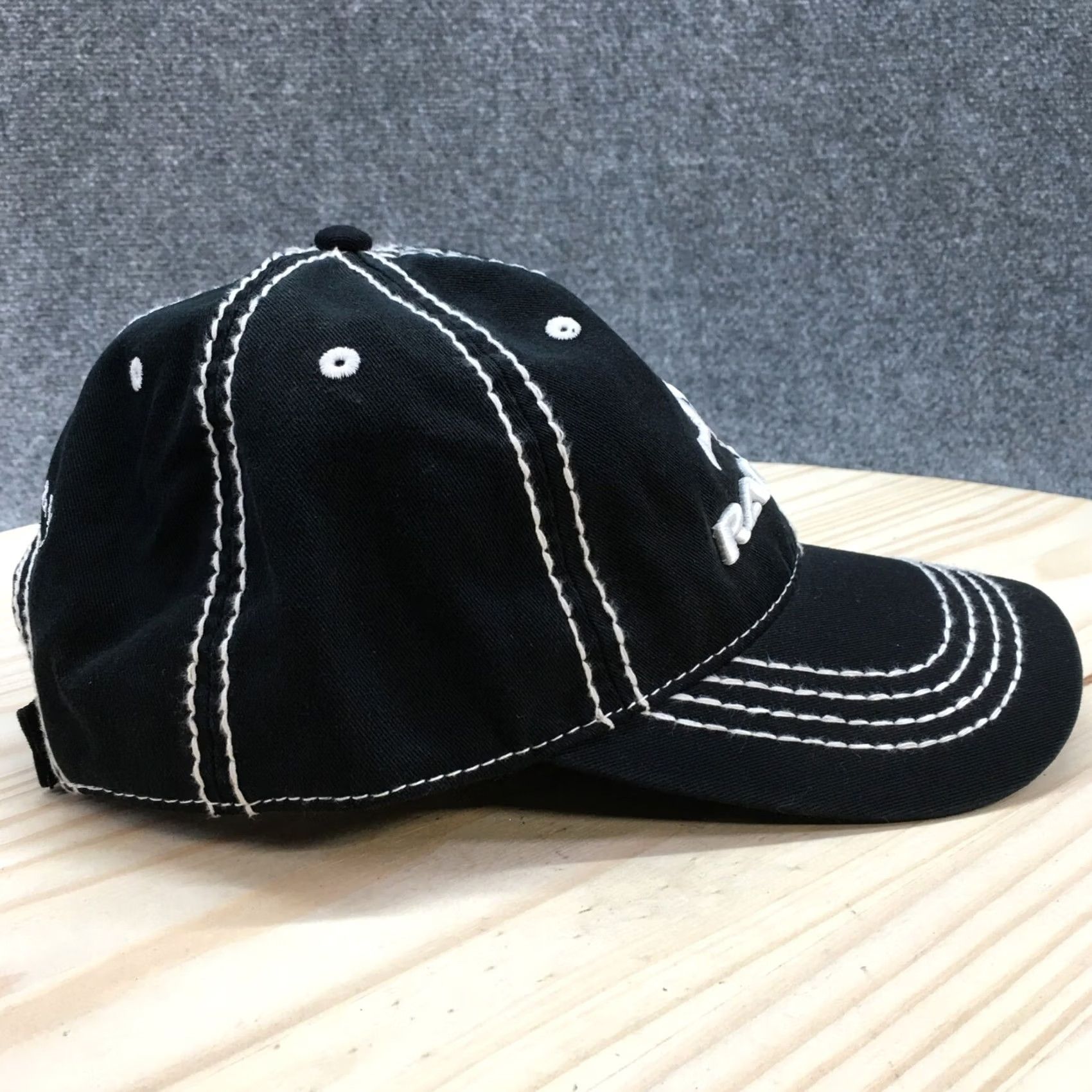 Garage Rag Arm Baseball Cap Hat Mens One Size Black Adjustable Embroidered Logo Size ONE SIZE - 5 Thumbnail