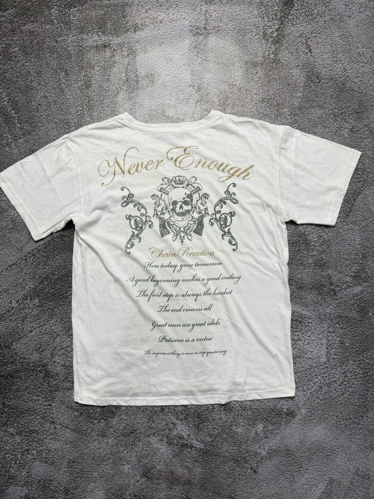 Yohji Yamamoto Repezzen Poem Skull Shirt Size US L / EU 52-54 / 3 - 1 Thumbnail