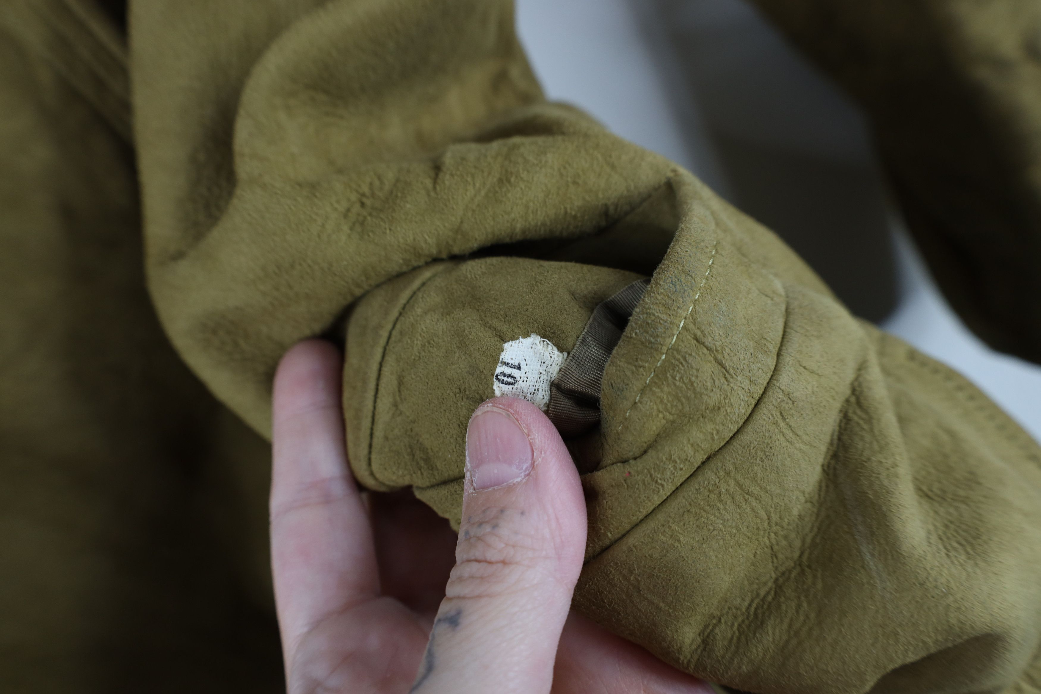 Vintage Vintage 30s 40s Streetwear Suede Leather Button Jacket USA Size L / US 10 / IT 46 - 7 Thumbnail