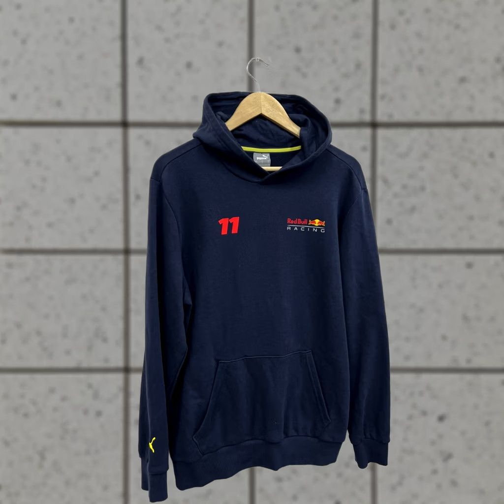 Puma PUMA Hoodie Mens L Sergio Perez 11 F1 Racing Blue Logo Pullover Short Sleeve Crew Neck Size US L / EU 52-54 / 3 - 1 Thumbnail