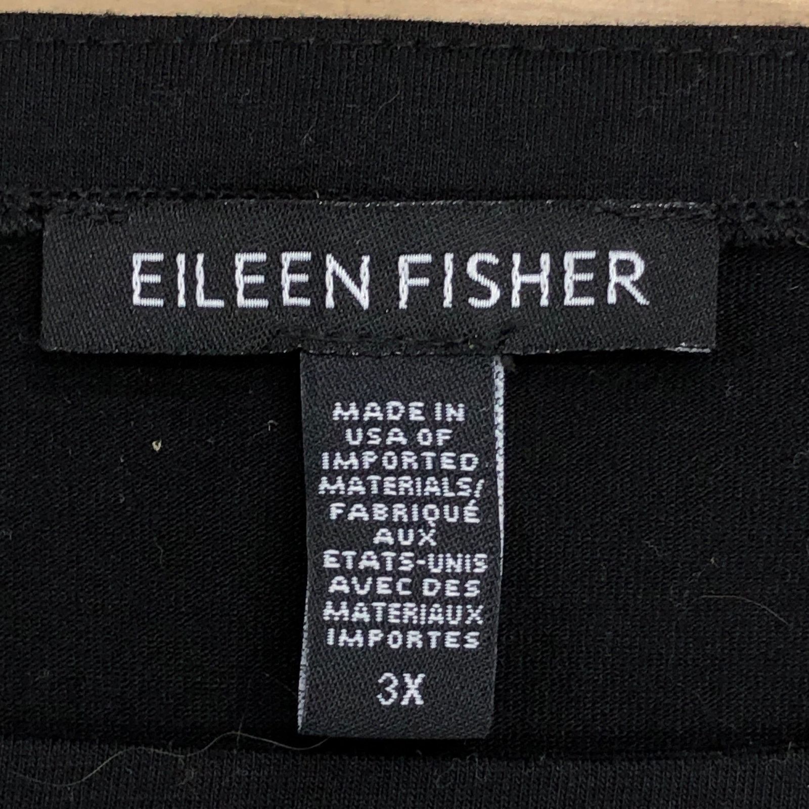 Eileen Fisher Eileen Fisher Size 3X Top Fine Jersey Square Drawstring Hem Size 3XL / US 20-22 - 12 Thumbnail