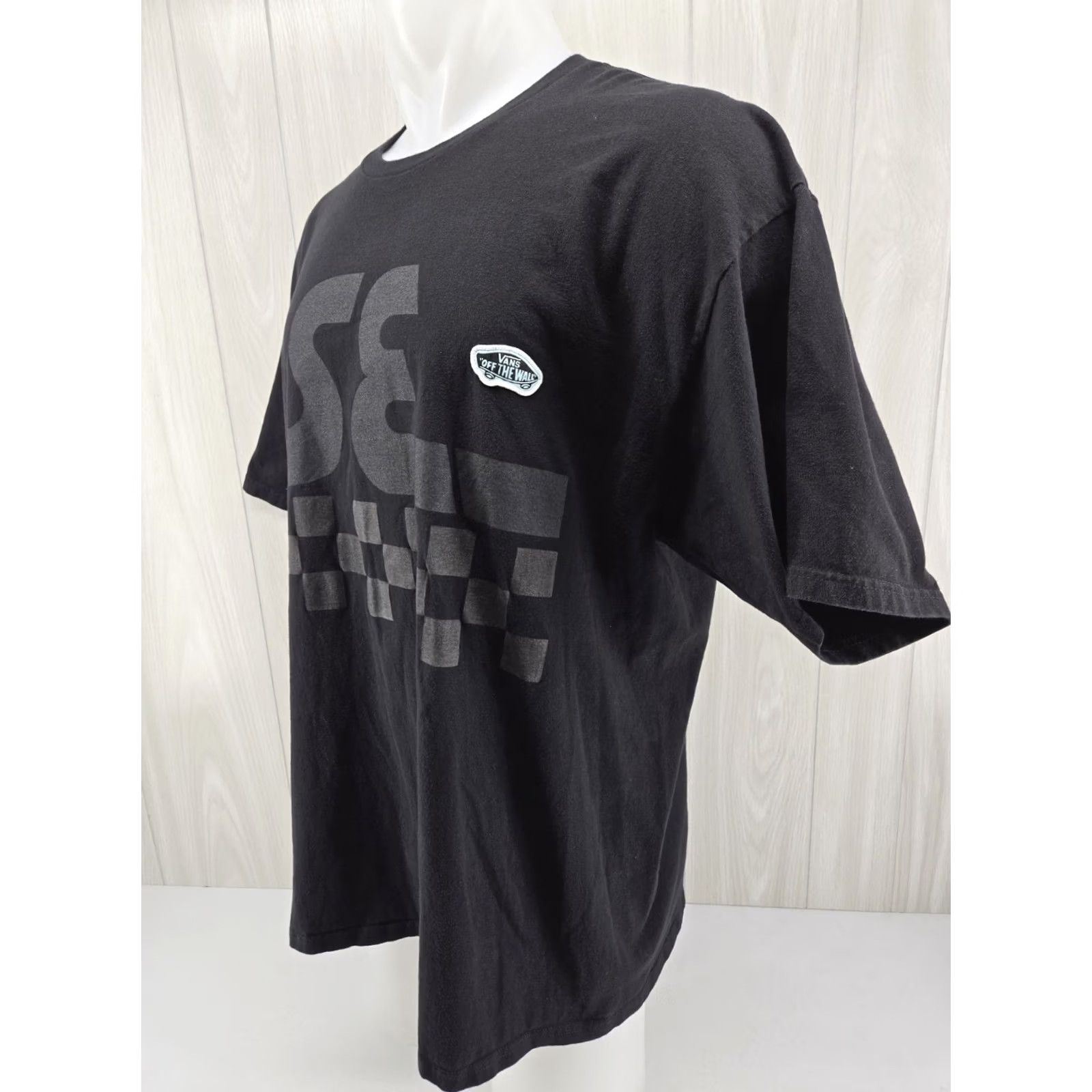 Vans Vans T-Shirt Men 2XL Black Cotton Classic Fit SE Off The Wall Logo Short Sleeve Crew Neck Size US XXL / EU 58 / 5 - 3 Thumbnail