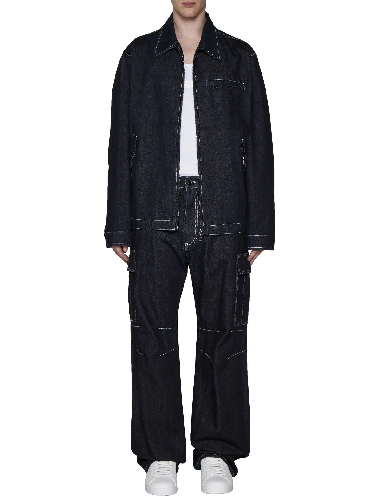 Dolce & Gabbana o1y0125 Logo Jeans in Blue Size US 32 / EU 48 - 5 Thumbnail