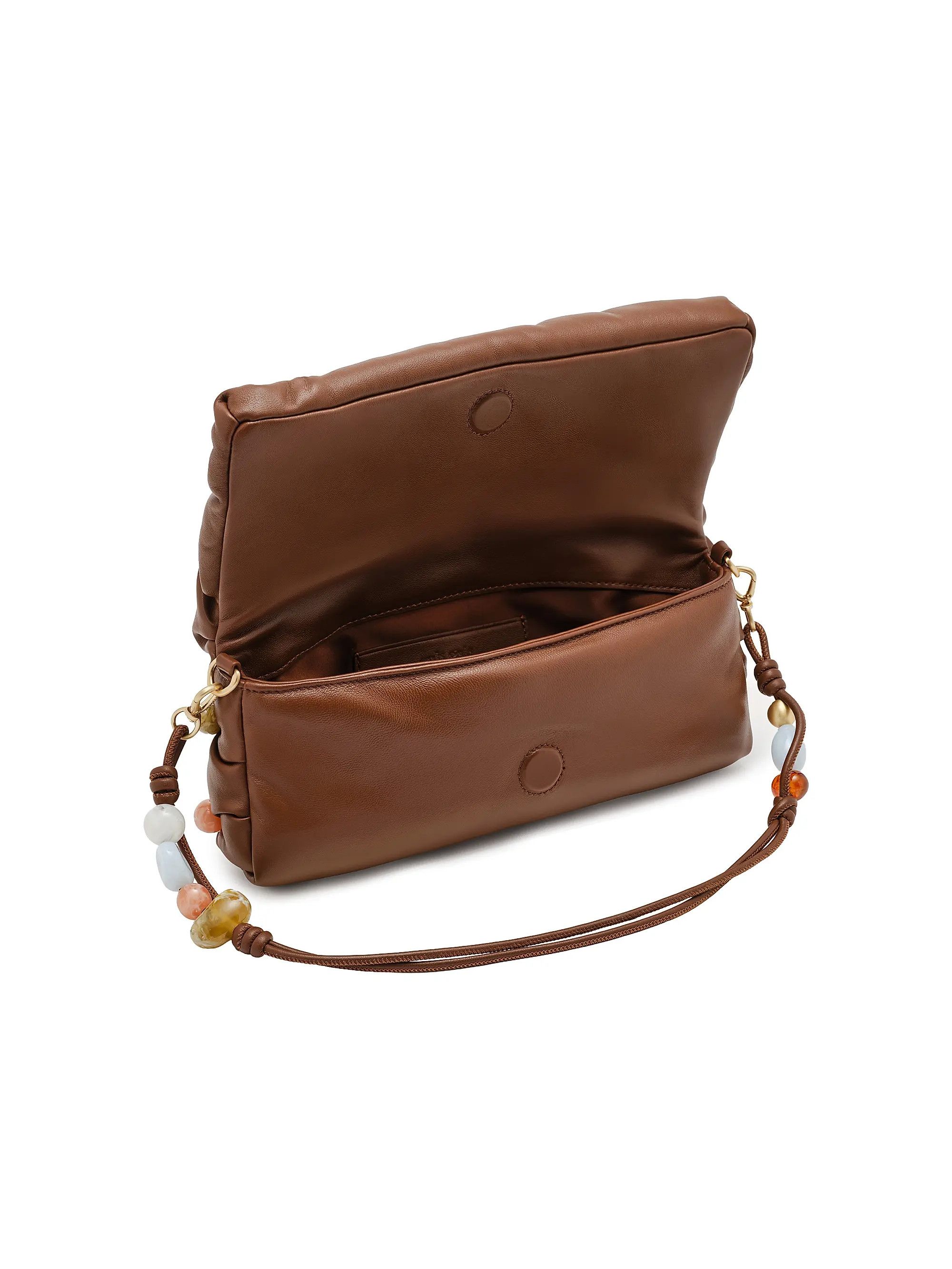 Cult Gaia os11x0526 Size: OS / Amalia Beaded Leather Top Handle Bag Size ONE SIZE - 2 Thumbnail
