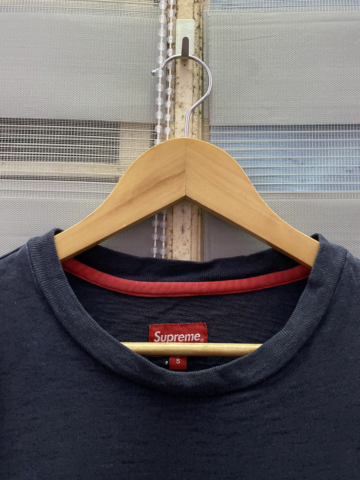 Supreme Supreme Plain Pocket T Shirt Grey 2013 Size US S / EU 44-46 / 1 - 3 Thumbnail