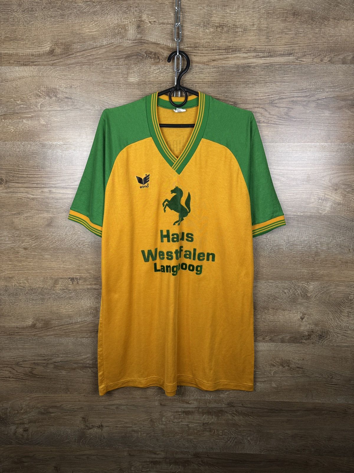 Erima Recklinghausen 80s Erima Football Shirt “Haus Westfalen” №4 Size US XL / EU 56 / 4 - 1 Thumbnail