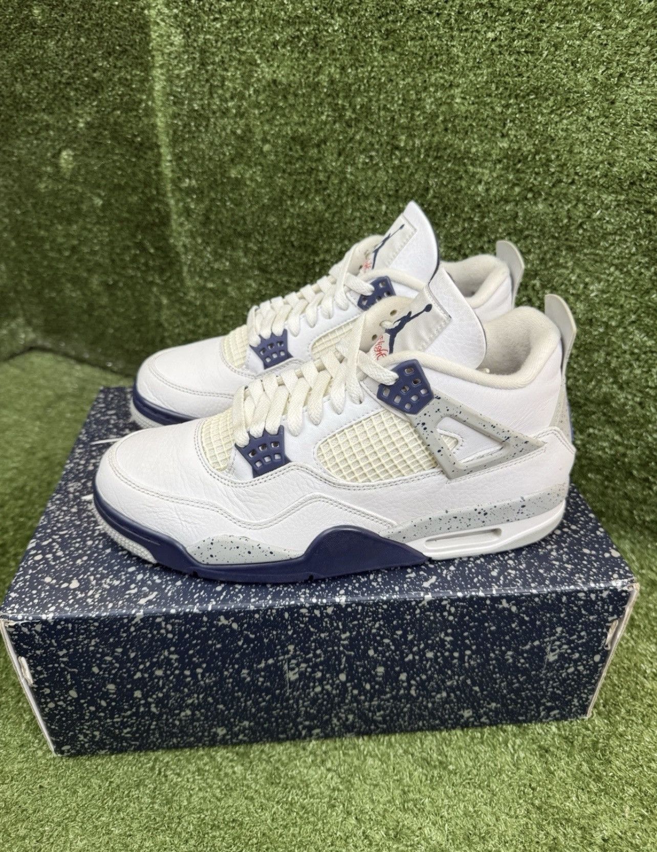 Jordan Brand Jordan 4 retro Midnight Navy Size US 9.5 / EU 42-43 - 2 Thumbnail