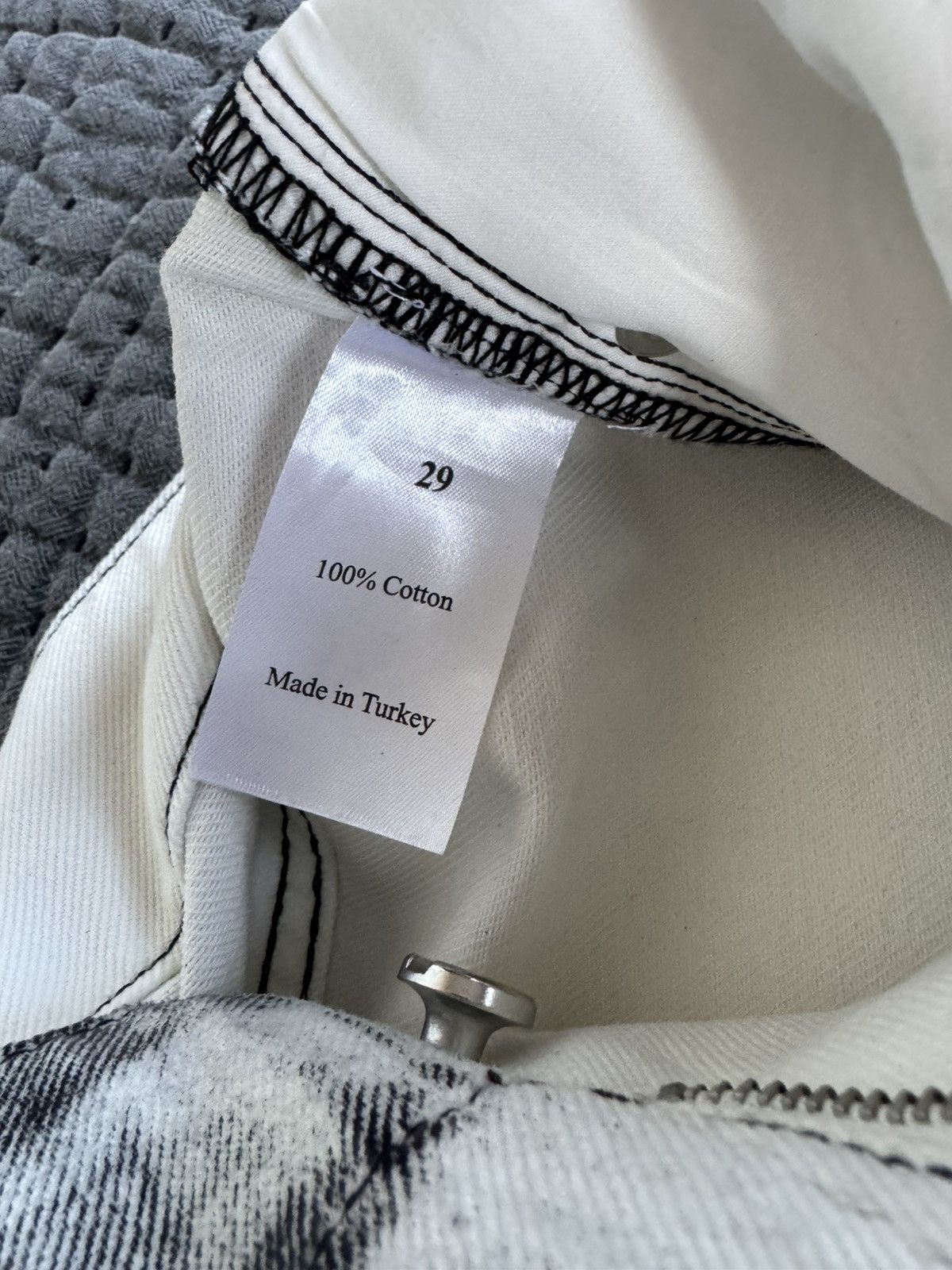 Dion Lee Coated Baggy Jeans