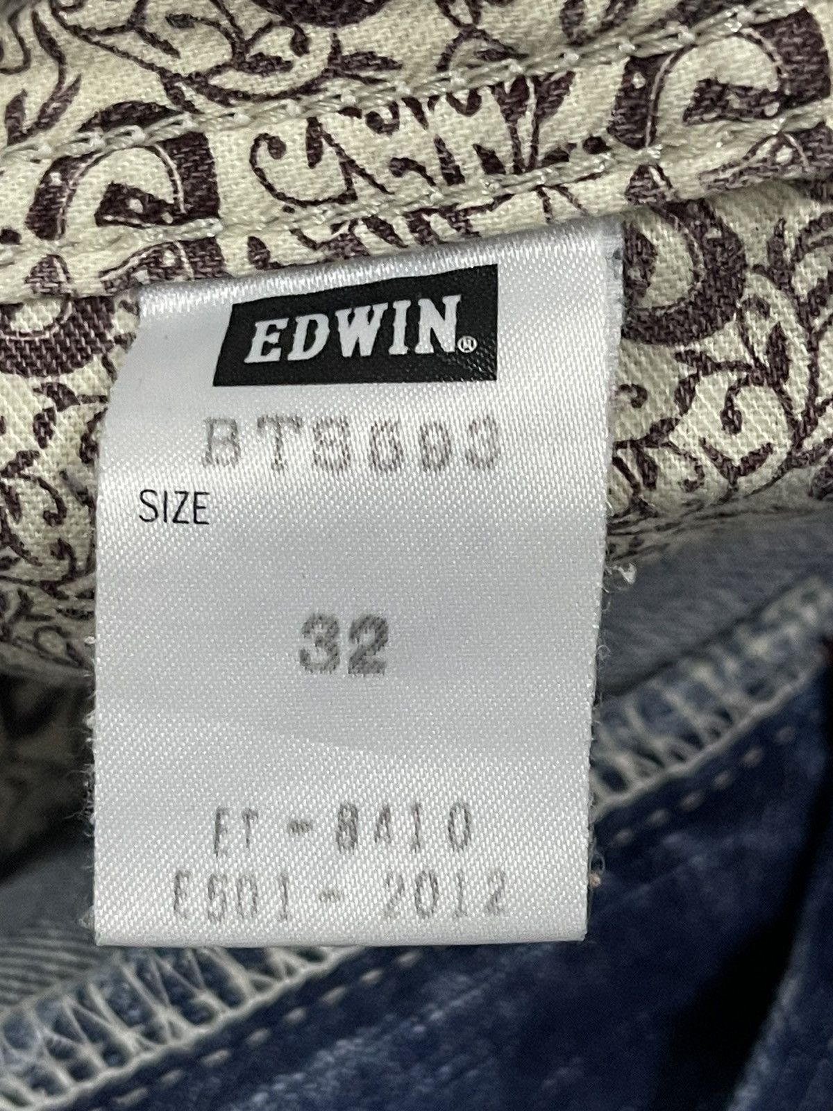 Edwin Vintage Edwin Classic Blue Wash Distressed Short Denim Size US 34 / EU 50 - 7 Thumbnail