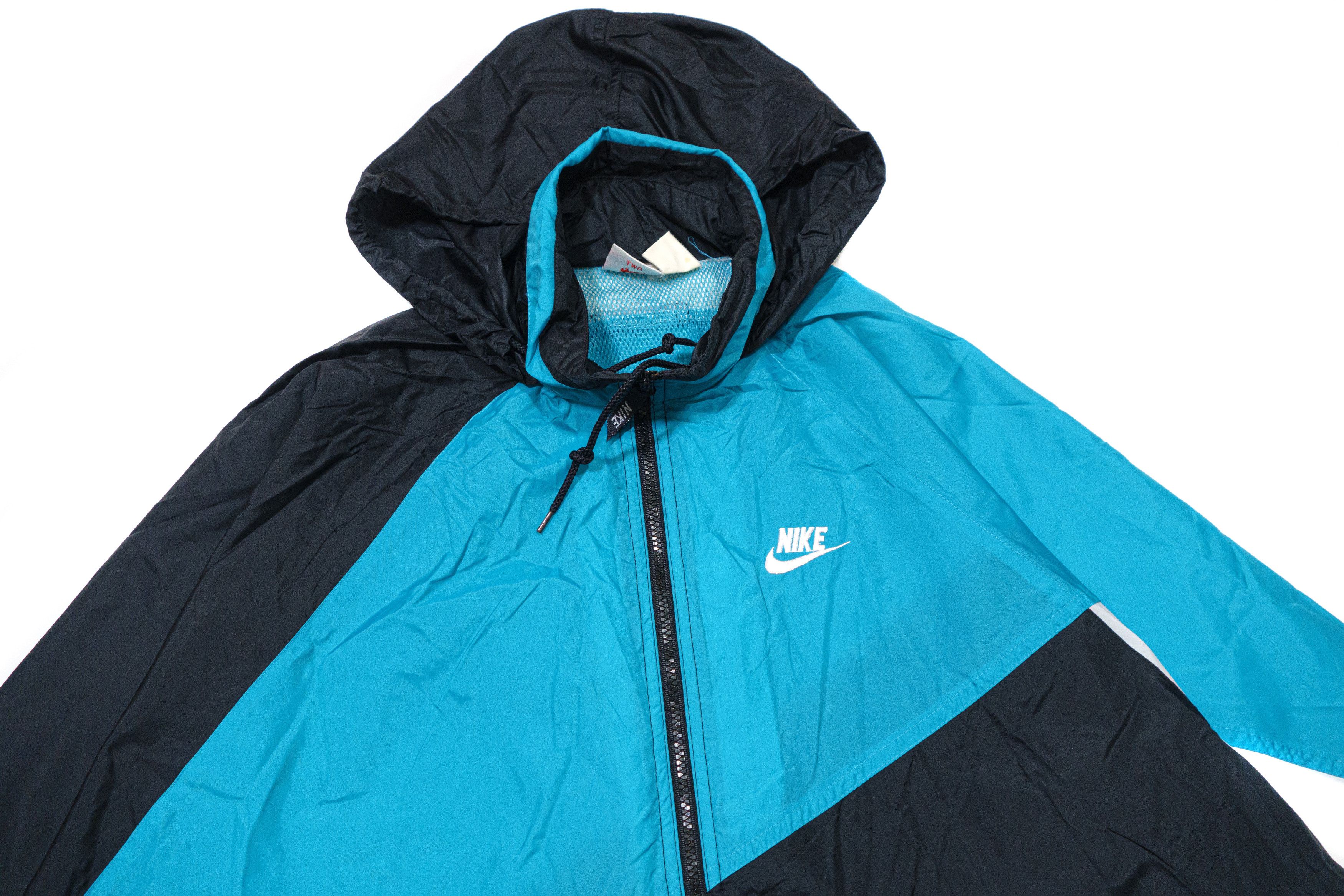 Nike 90S Swoosh Logo Nylon Jacket Size US L / EU 52-54 / 3 - 3 Thumbnail