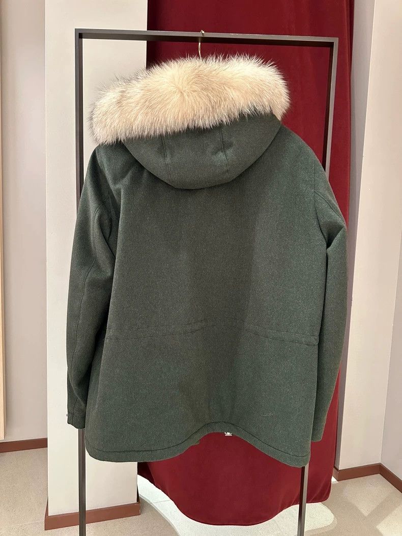 Loro Piana LORO PIANA Men's classic ICER jacket 100% cashmere with fo Size US M / EU 48-50 / 2 - 6 Thumbnail