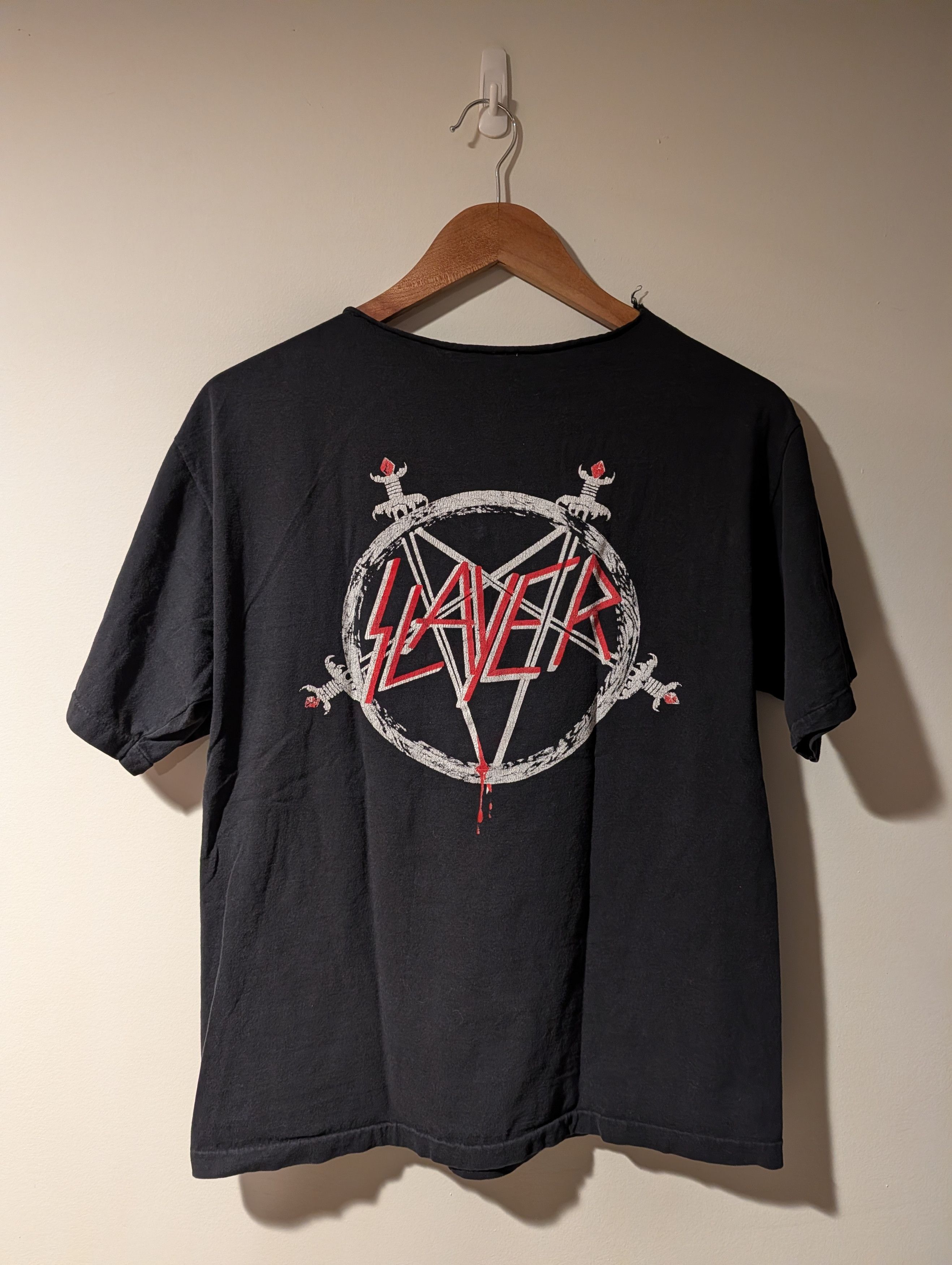 Band Tees Vintage 80s Slayer Band Tour Show No Mercy Medium T-Shirt Size US M / EU 48-50 / 2 - 5 Thumbnail