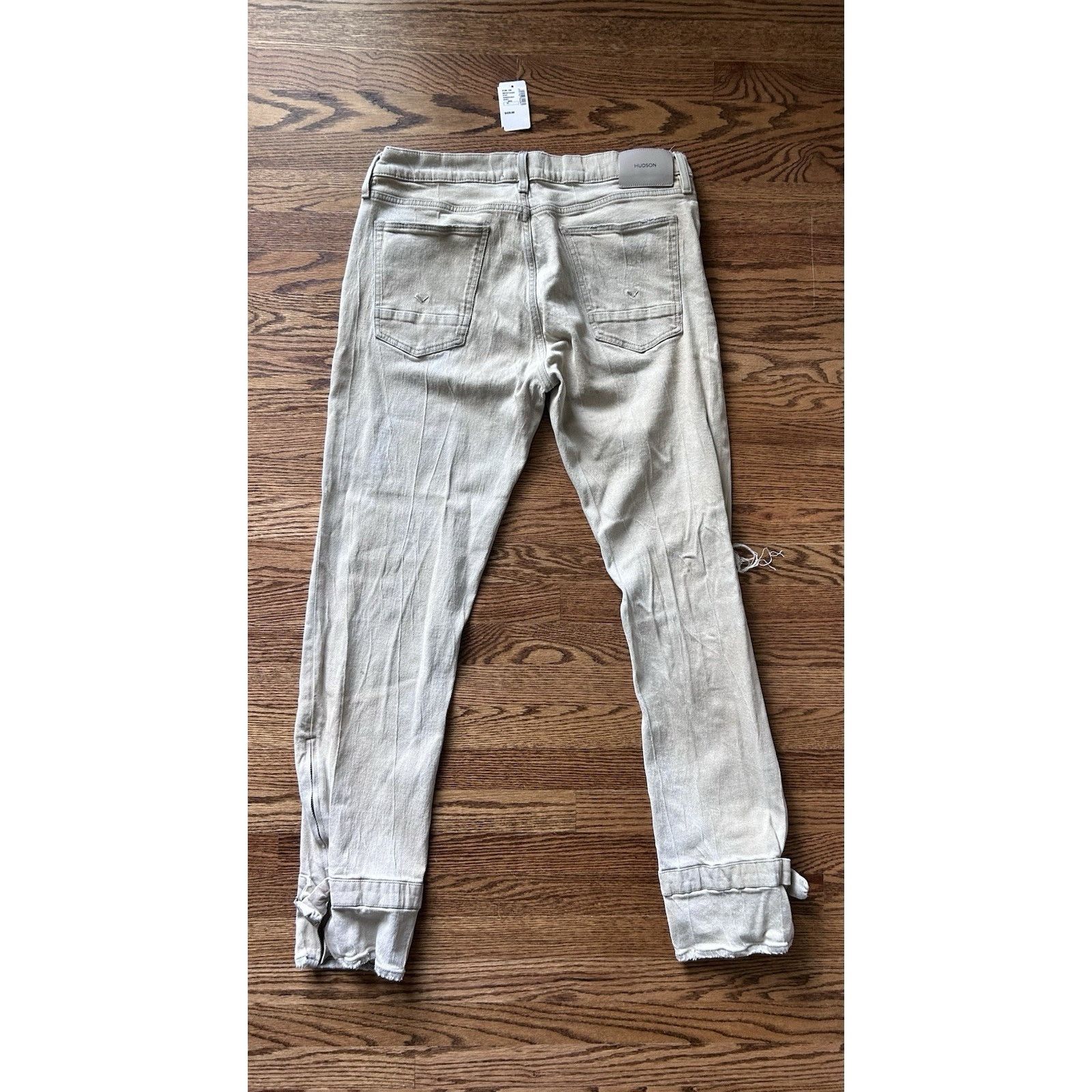 Hudson Hudson Men's Walker Kick Flare Distressed Jeans 36x32 420$ Size US 36 / EU 52 - 4 Thumbnail