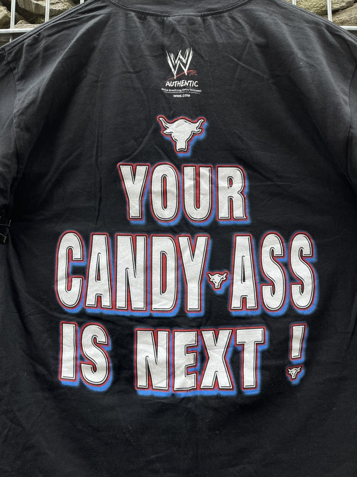WWE Vintage Get Ready You Candy Ass Is Next WWE WWF 2002 Shirt Size US L / EU 52-54 / 3 - 4 Thumbnail