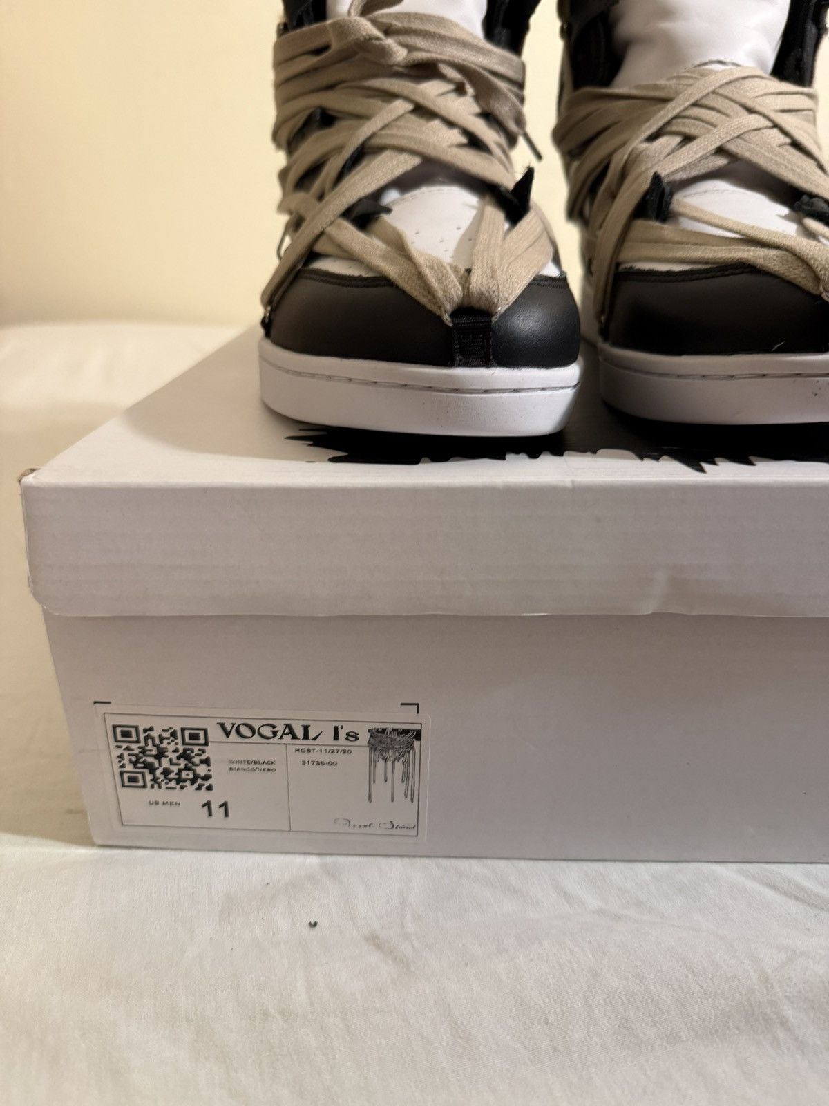 Rick Owens VOGALSTAND Vogal 1's Black 11 Size US 11 / EU 44 - 7 Thumbnail
