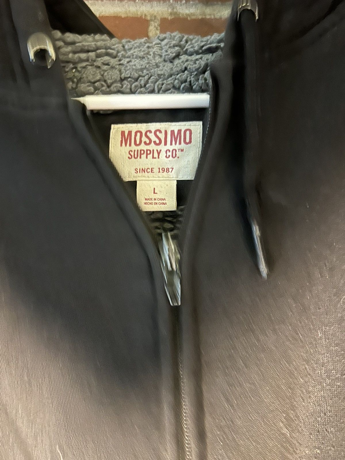 Mossimo × Vintage Vintage Sherpa Lined Hoodie Size US L / EU 52-54 / 3 - 3 Thumbnail