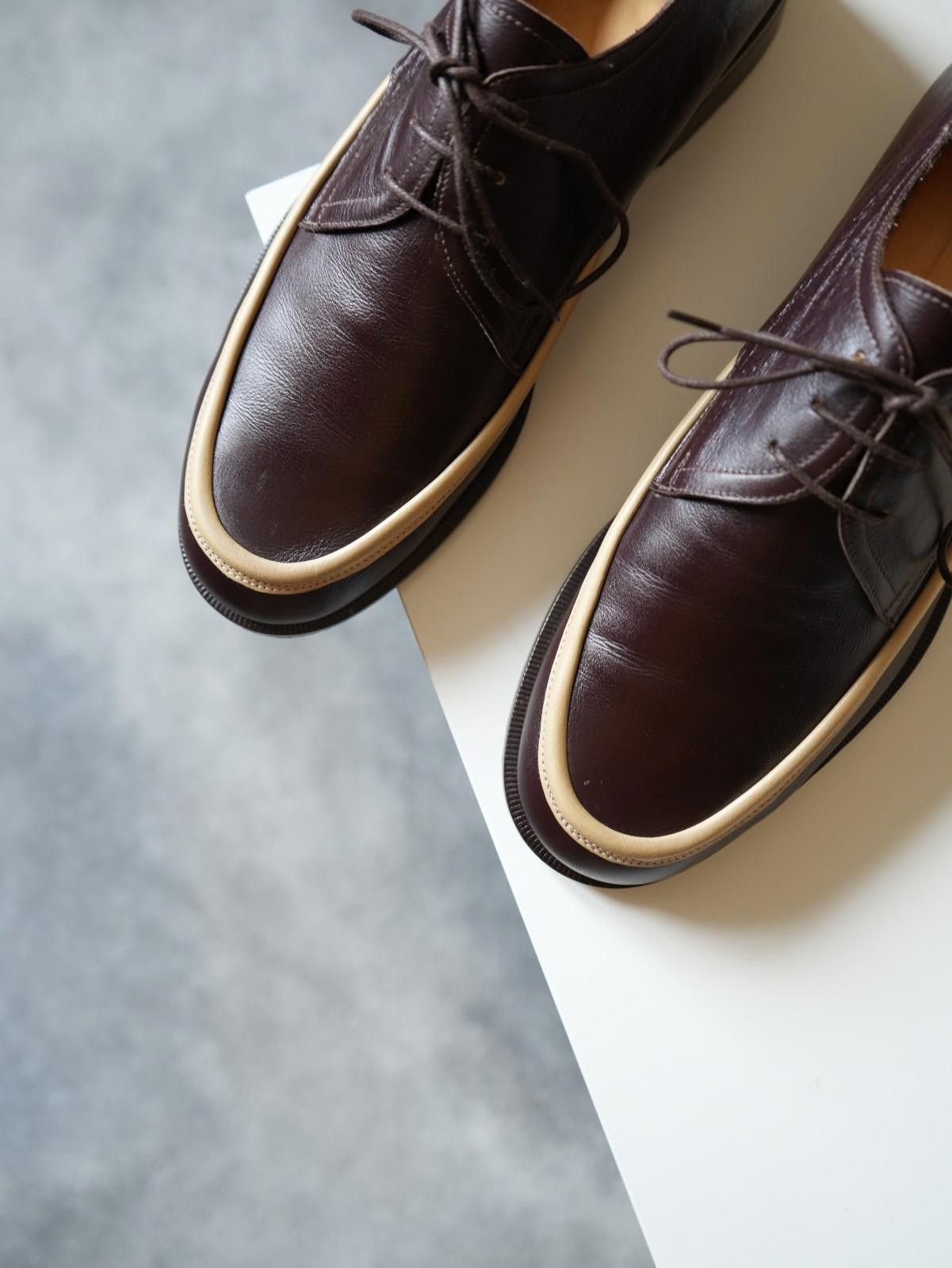 Giorgio Armani 2000's Giorgio Armani Two-Tone Toe Derby Shoes US9 VINTAGE Size US 8 / EU 41 - 4 Thumbnail