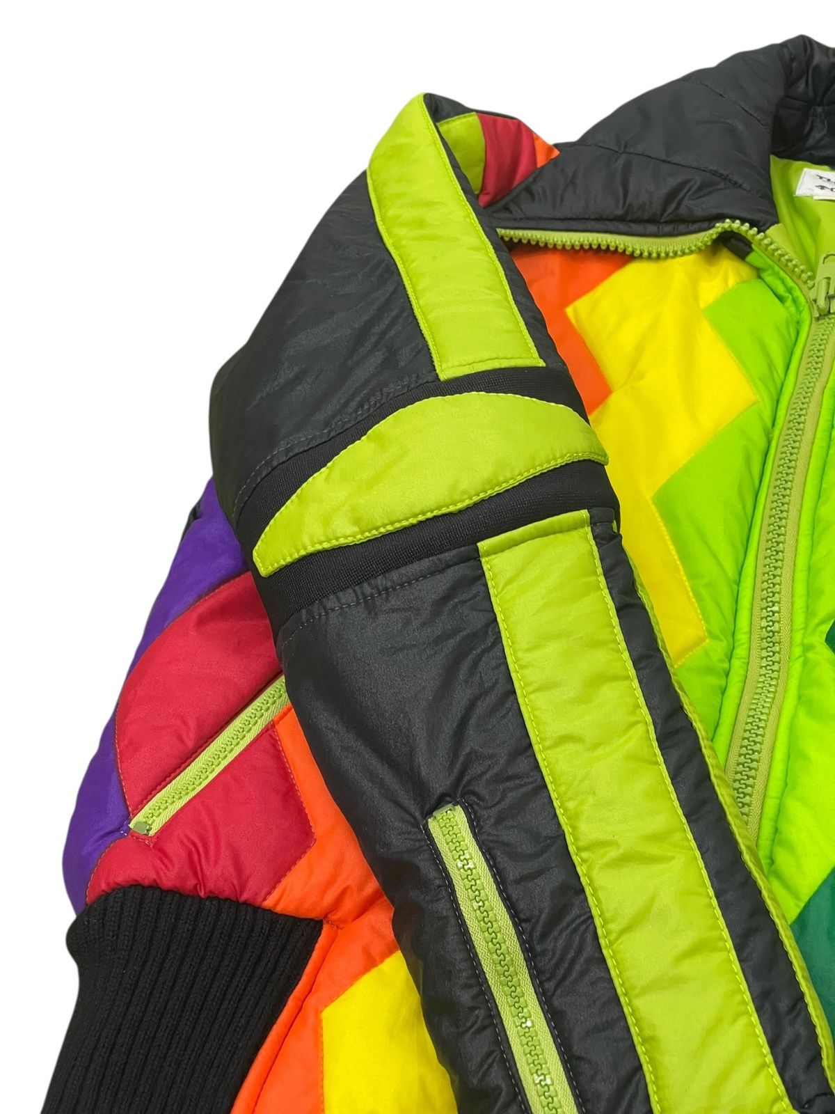 Descente Vtg 80/90s Descente Colour Block Ski Padded Jacket 7🟩1 Size US M / EU 48-50 / 2 - 9 Thumbnail