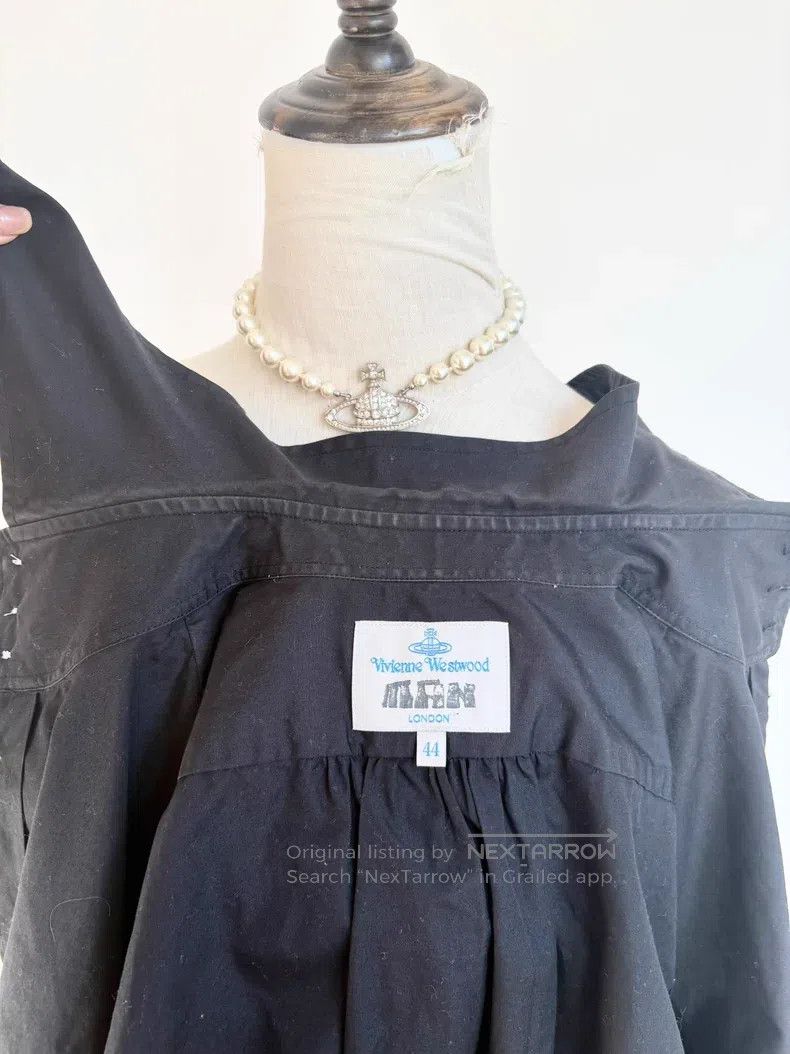 Vivienne Westwood Vivienne Westwood Black Oversized Point Collar Three-Butto Size M / US 6-8 / IT 42-44 - 9 Thumbnail