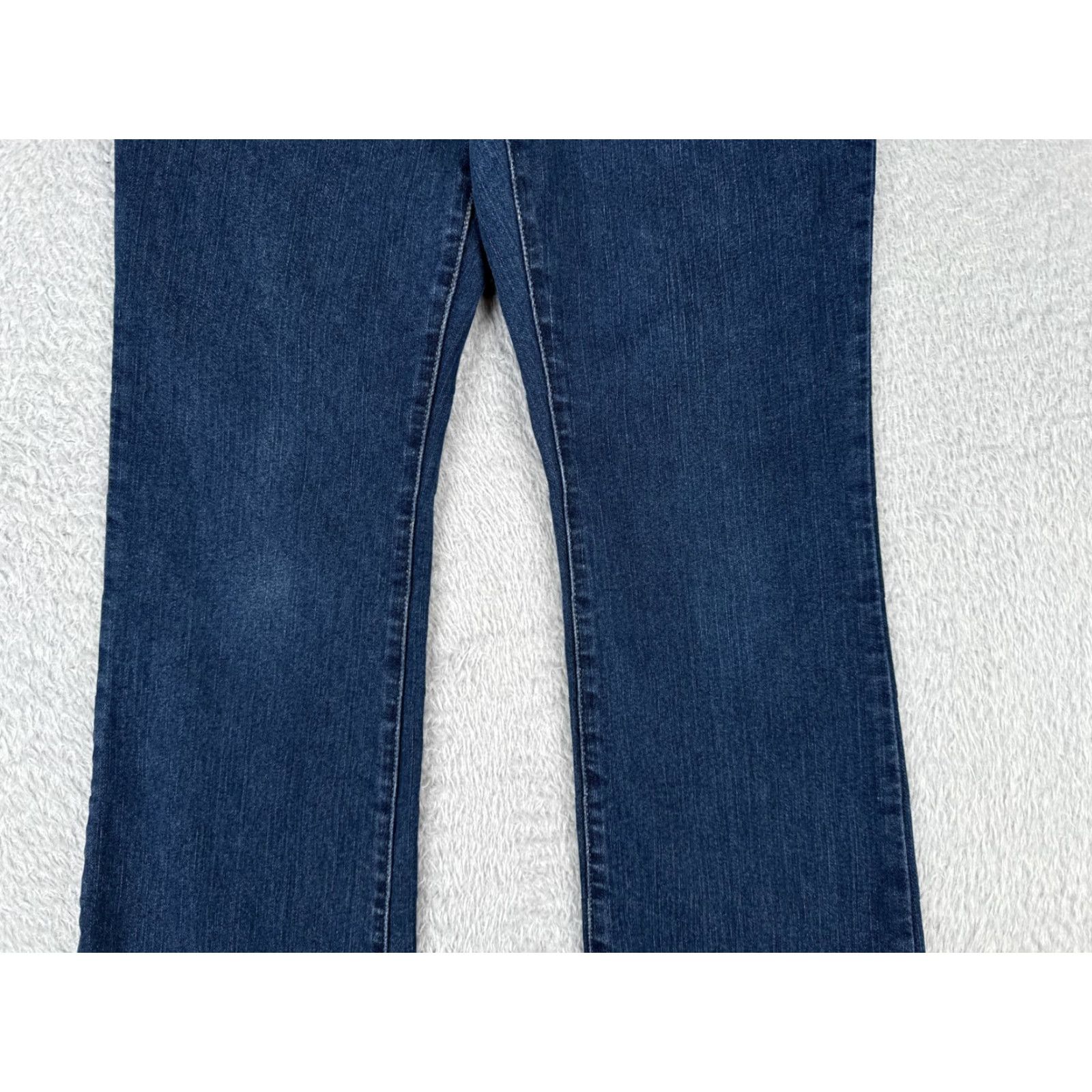 Denime VINTAGE Sonoma Women’s Bootcut Jeans 8 Regular Mid Rise Dark Blue Cotton Stretch Inseam 27" Size 30" / US 8 / IT 44 - 3 Thumbnail