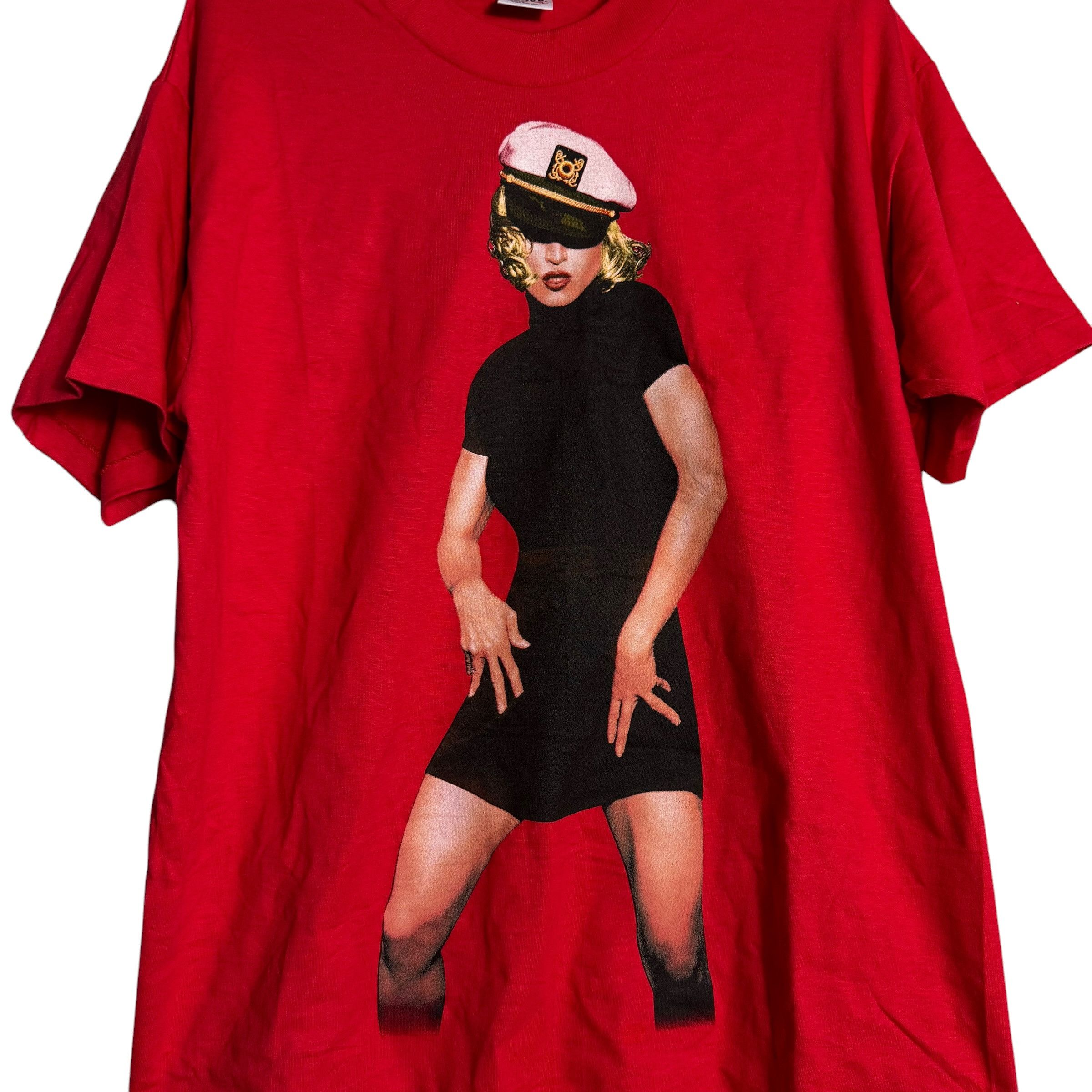 Band Tees 🔥RARE🔥Vintage Madonna The Girlie Show T-shirt Single Stich Size US L / EU 52-54 / 3 - 2 Thumbnail