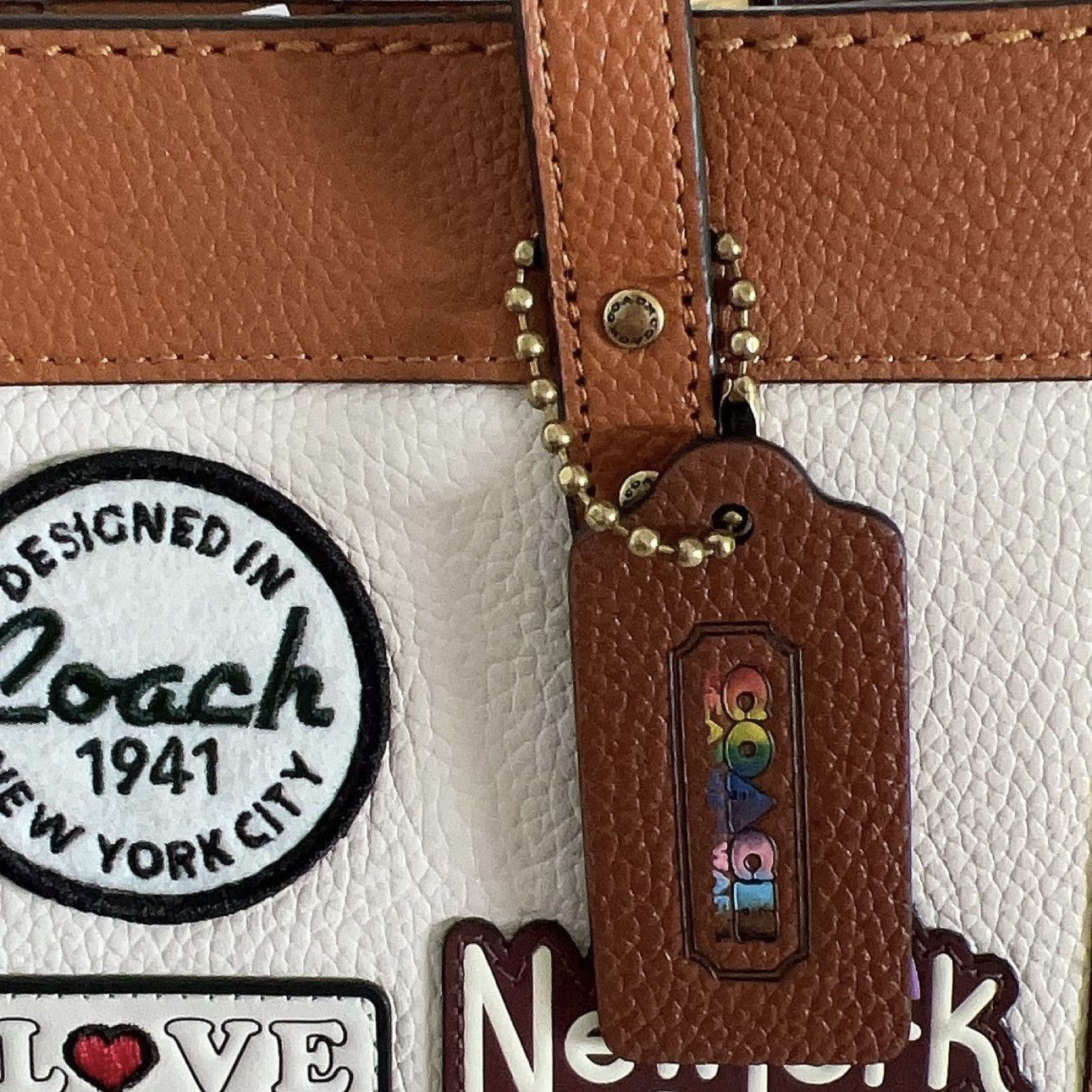 Coach Coach Pride Field Tote 22 With Patches Bag CA138 Size ONE SIZE - 4 Thumbnail