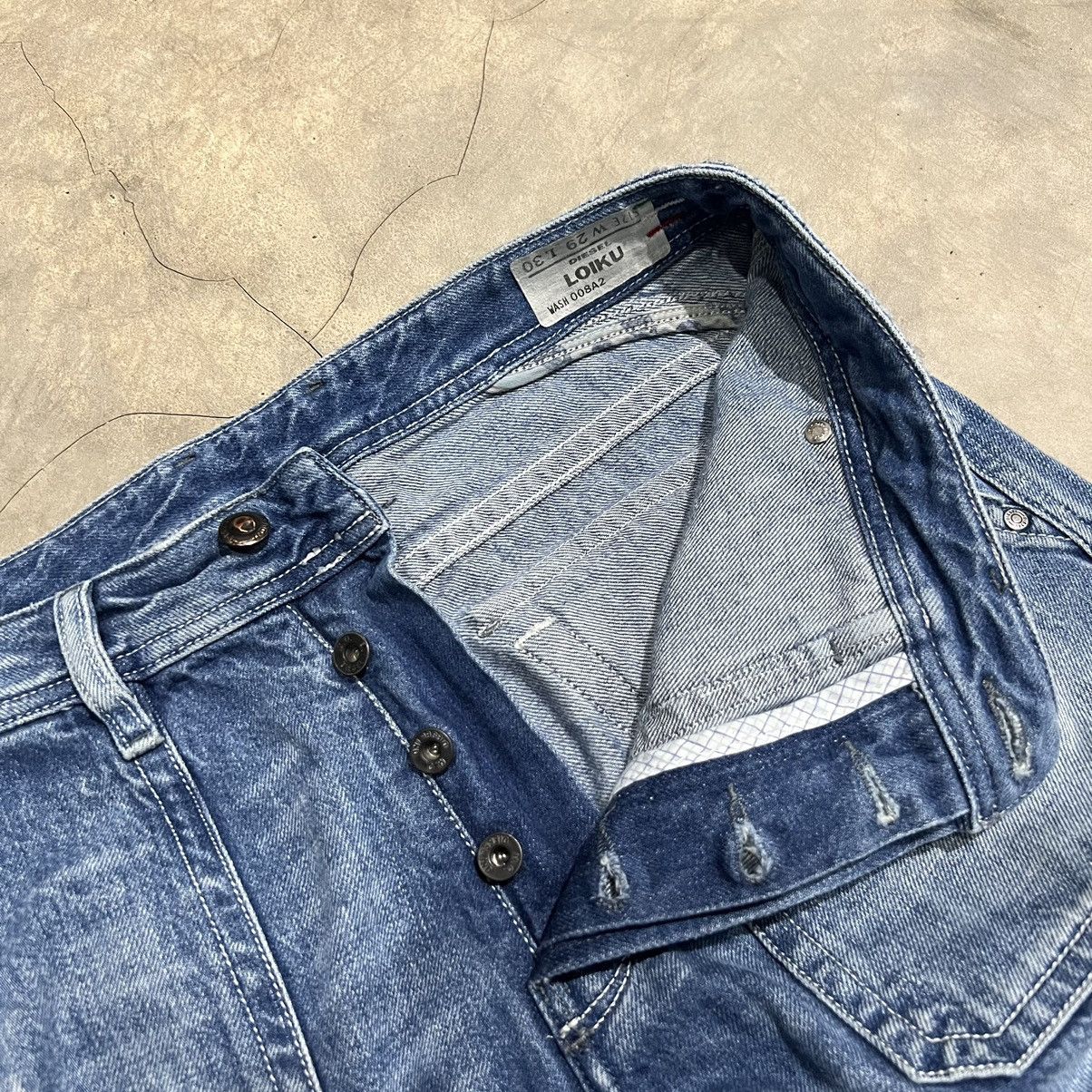 Diesel 2000s Diesel Fatigue Ripped Jeans Size US 29 - 5 Thumbnail