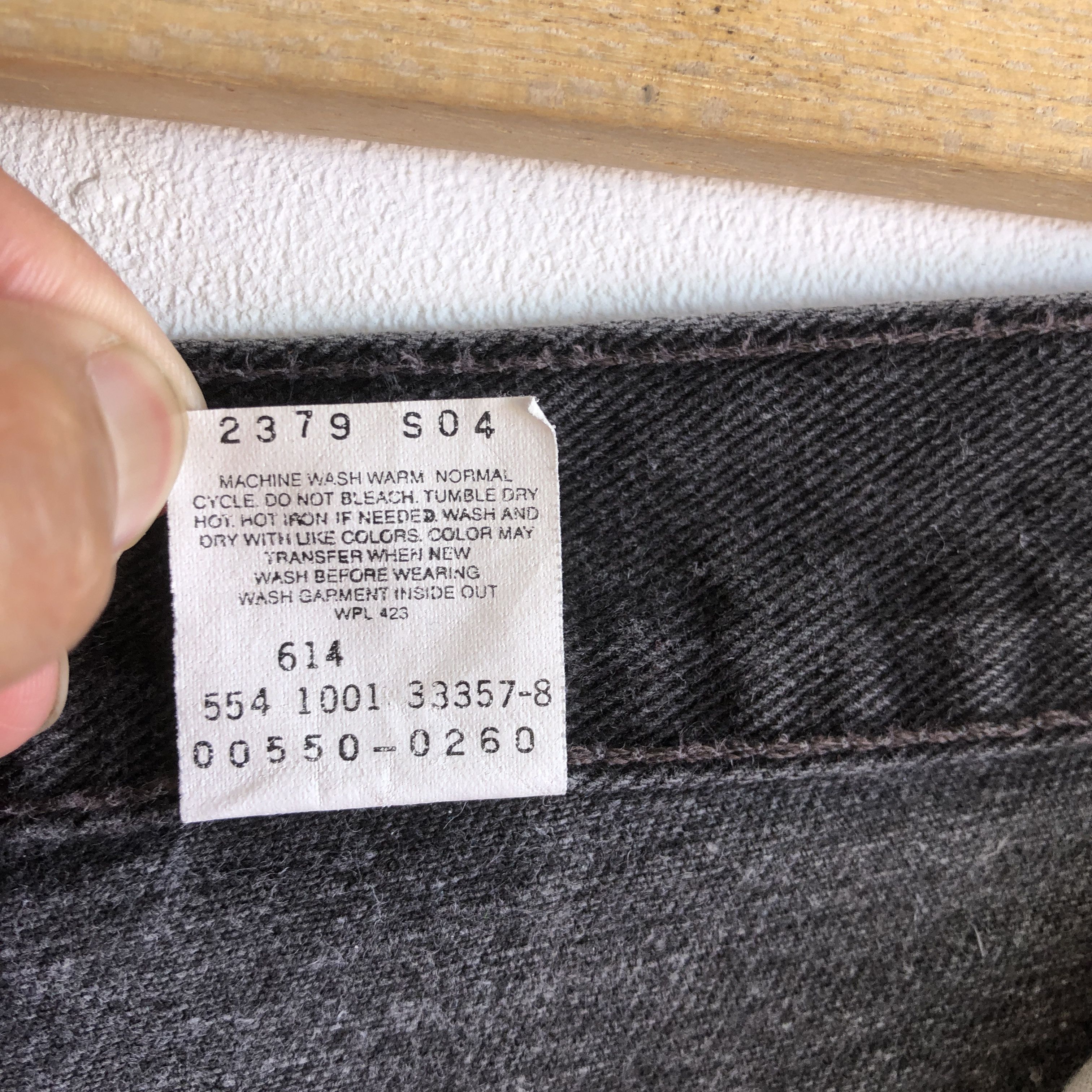 Levi's Vintage Levis Faded Black Jeans Levi's 550 Denim Pants Size 28" / US 6 / IT 42 - 8 Thumbnail